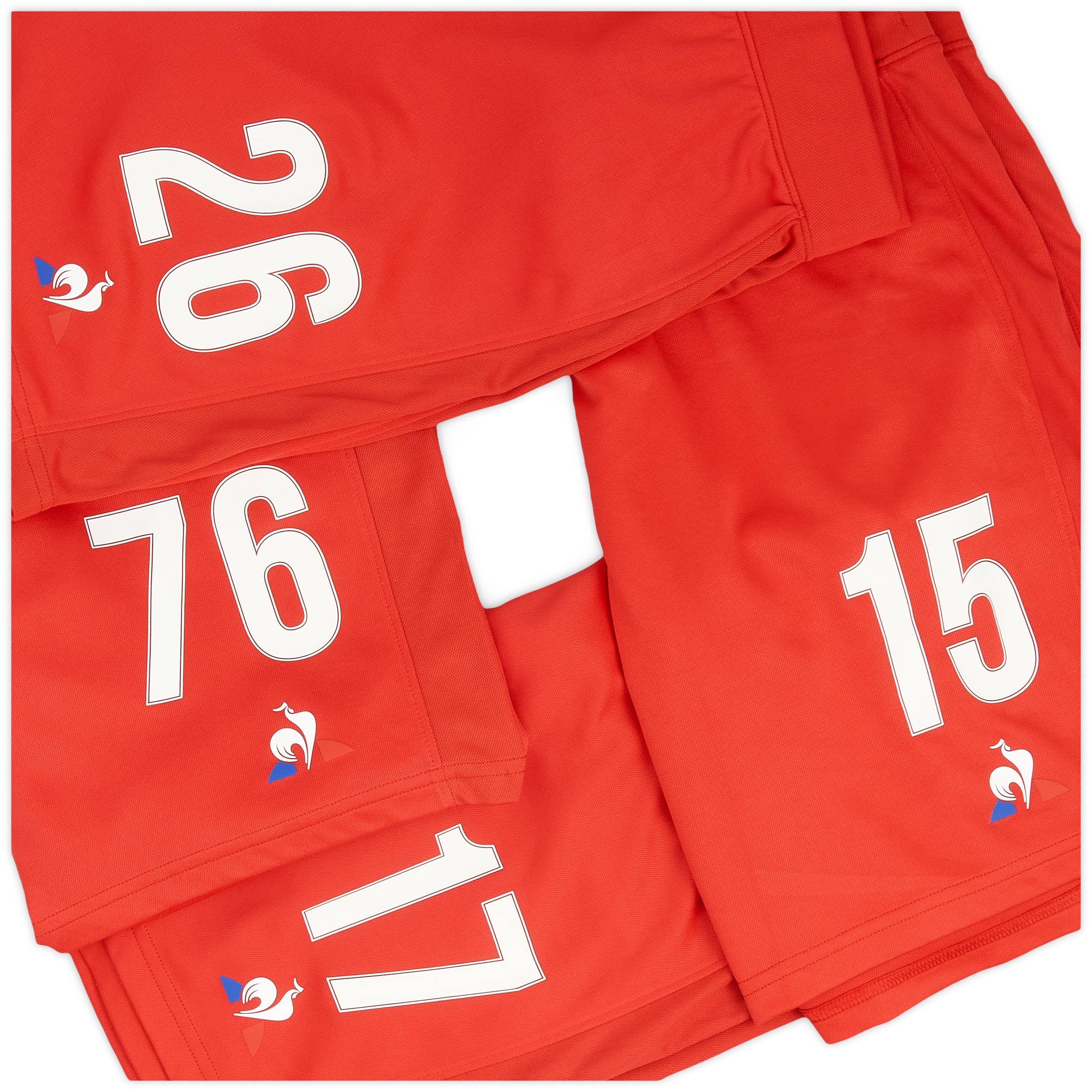 2017-18 Fiorentina Match Issue Fourth Shorts # - 4/10