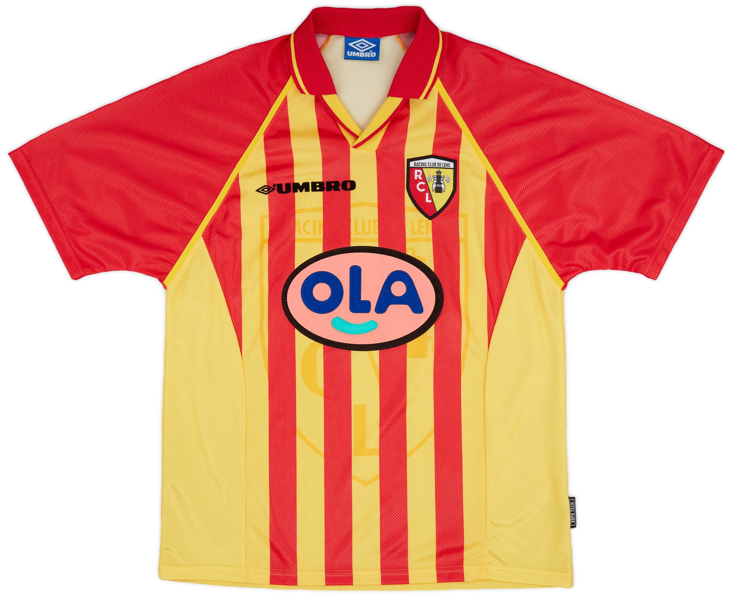 1999-00 Lens Home Shirt - 9/10 - (XL)
