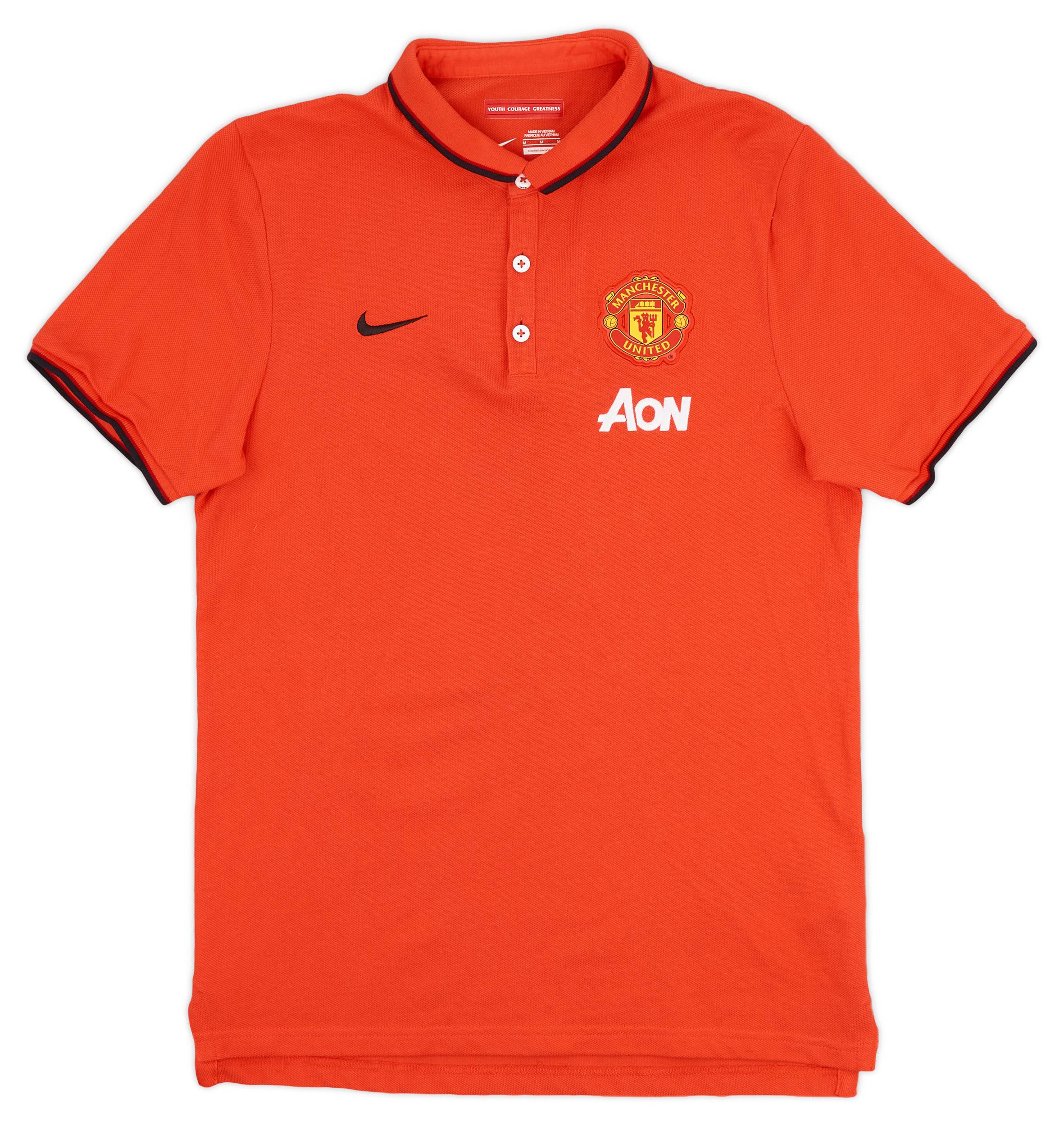 2014-15 Manchester United Nike Polo Shirt - 9/10 - (M)