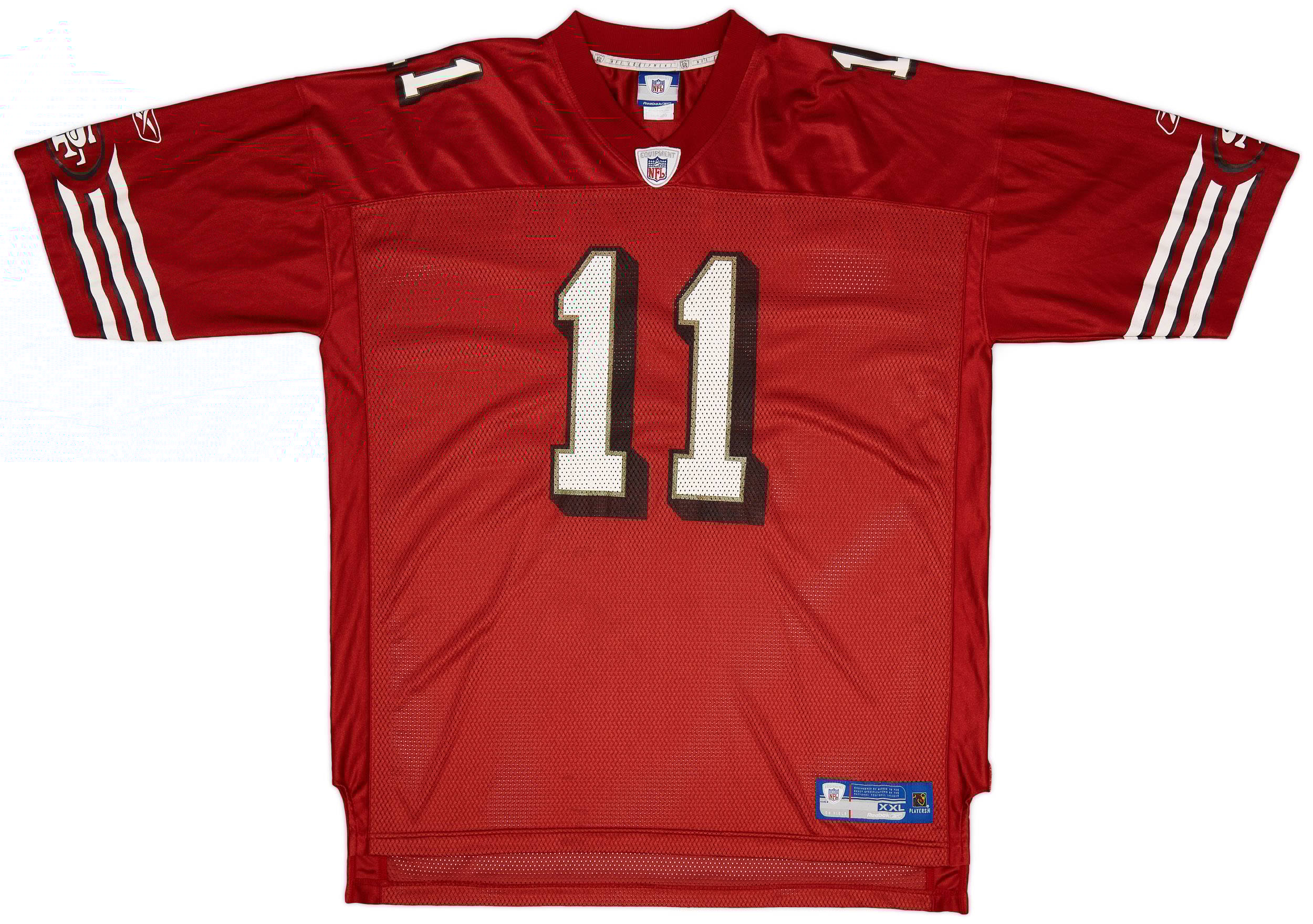 2005 06 San Francisco 49ers Smith 11 Reebok On Field Home Jersey Excellent XXL
