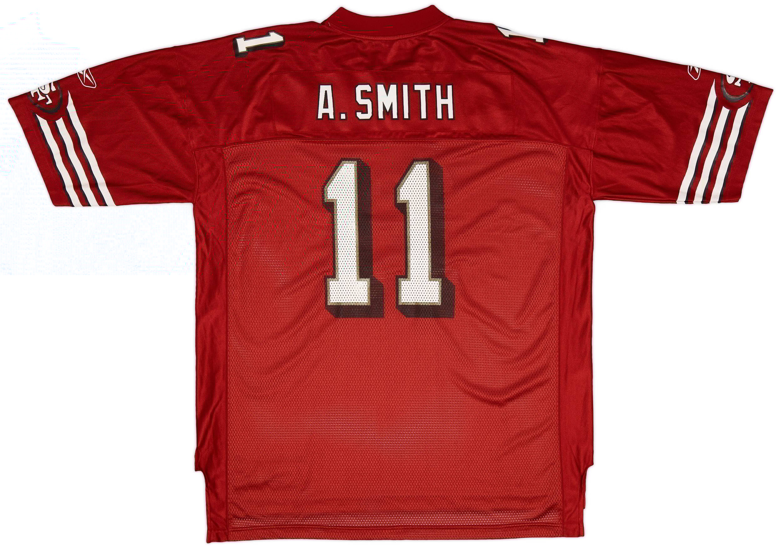 2005-06 San Francisco 49ers Smith #11 Reebok On Field Home