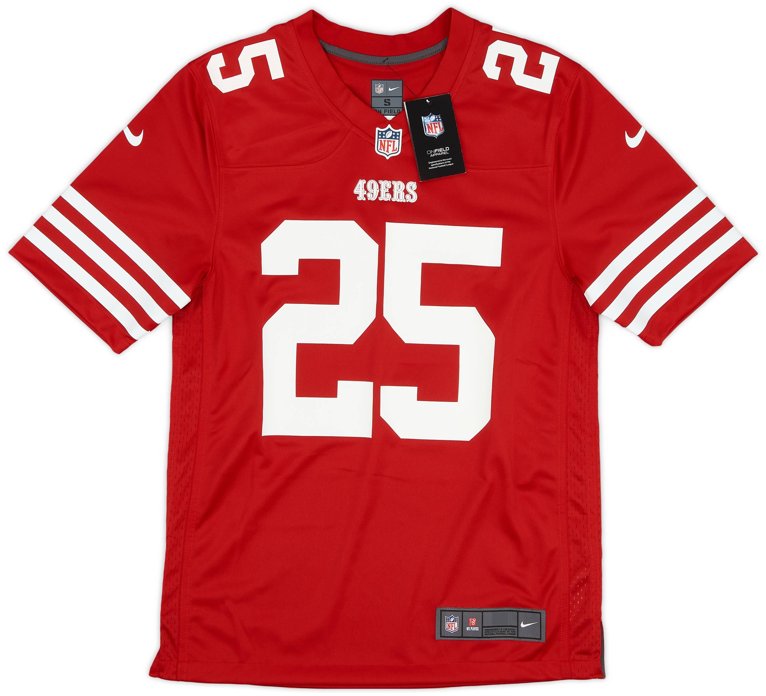 2021 23 San Francisco 49ers Mitchell 25 Nike Game Home Jersey S