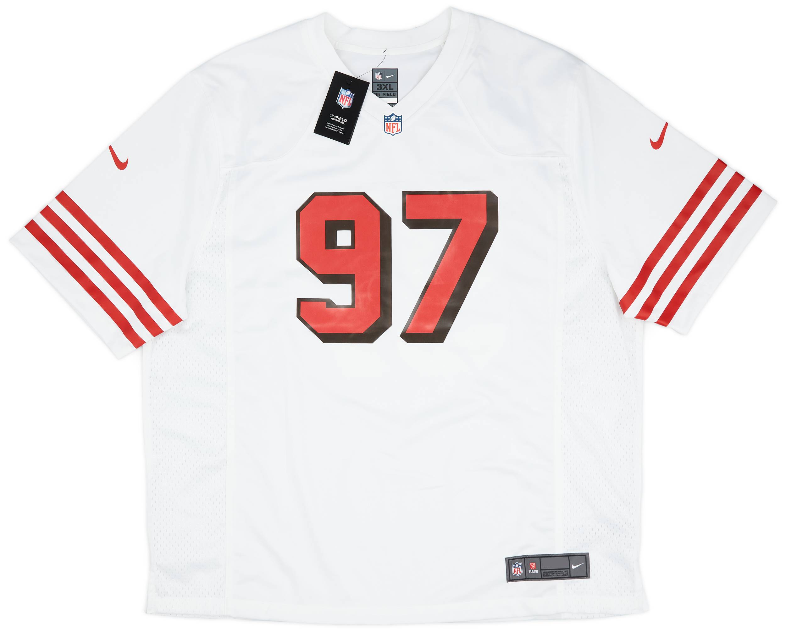 2019 23 San Francisco 49ers Bosa 97 Nike Game Alternate Jersey 3XL