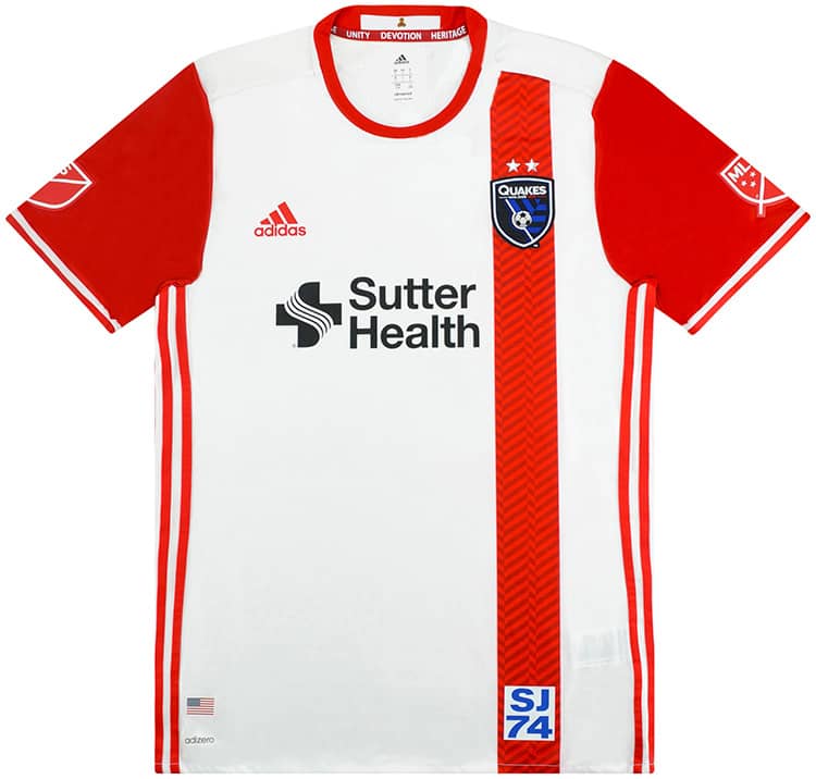 2017 San Jose Earthquakes Player Issue Away Shirt 6 10 M