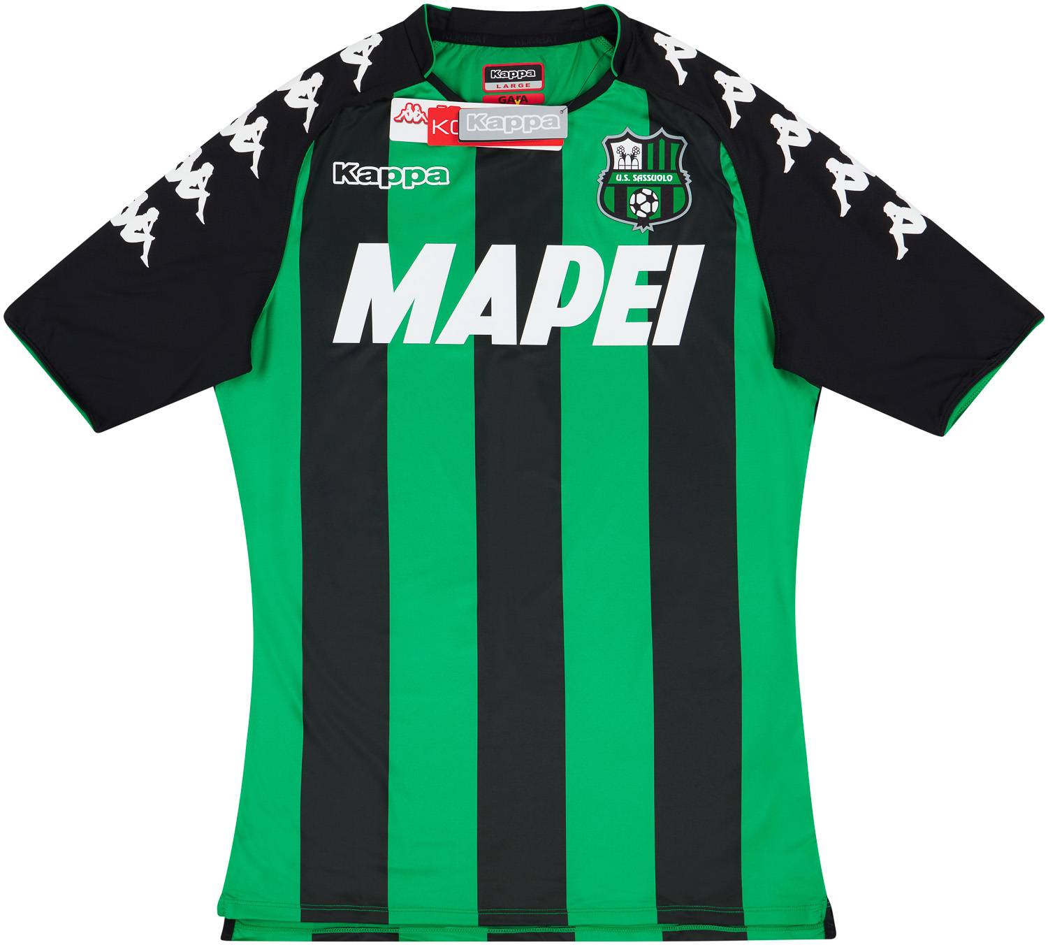 2017-18 Sassuolo Authentic Home Shirt