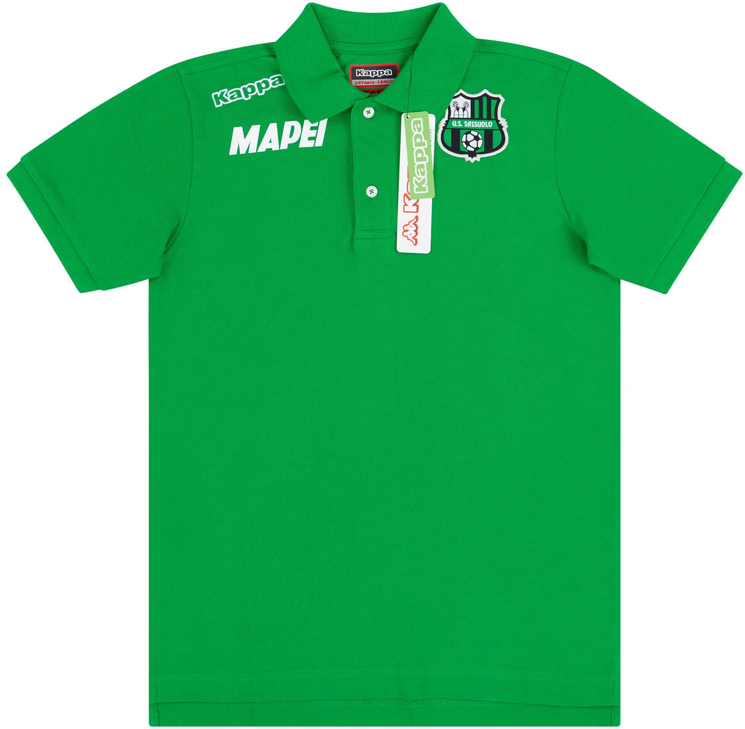 2017-18 Sassuolo Kappa Polo T-Shirt (L.Kids)