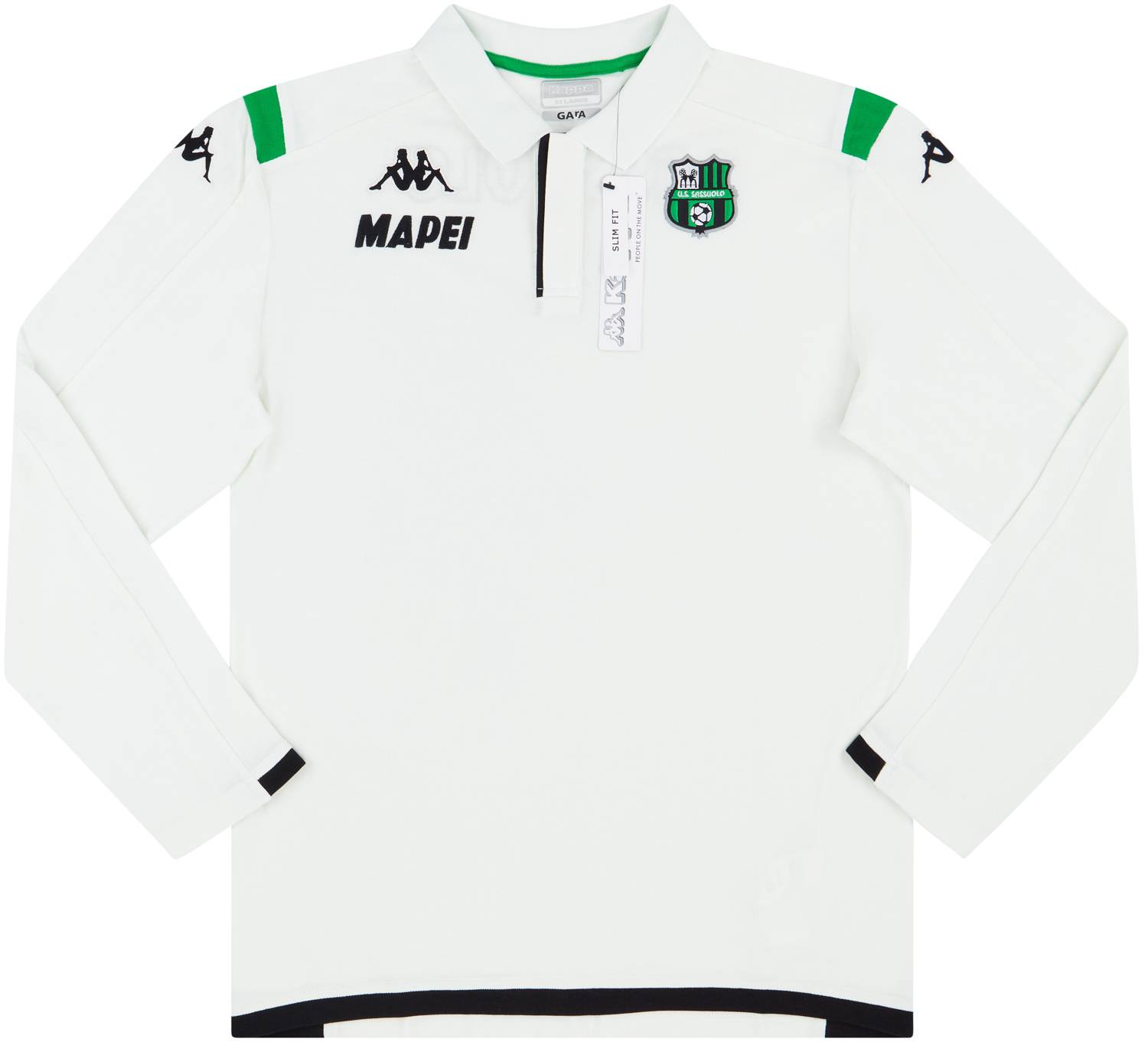 2019-20 Sassuolo Kappa Polo L/S T-Shirt