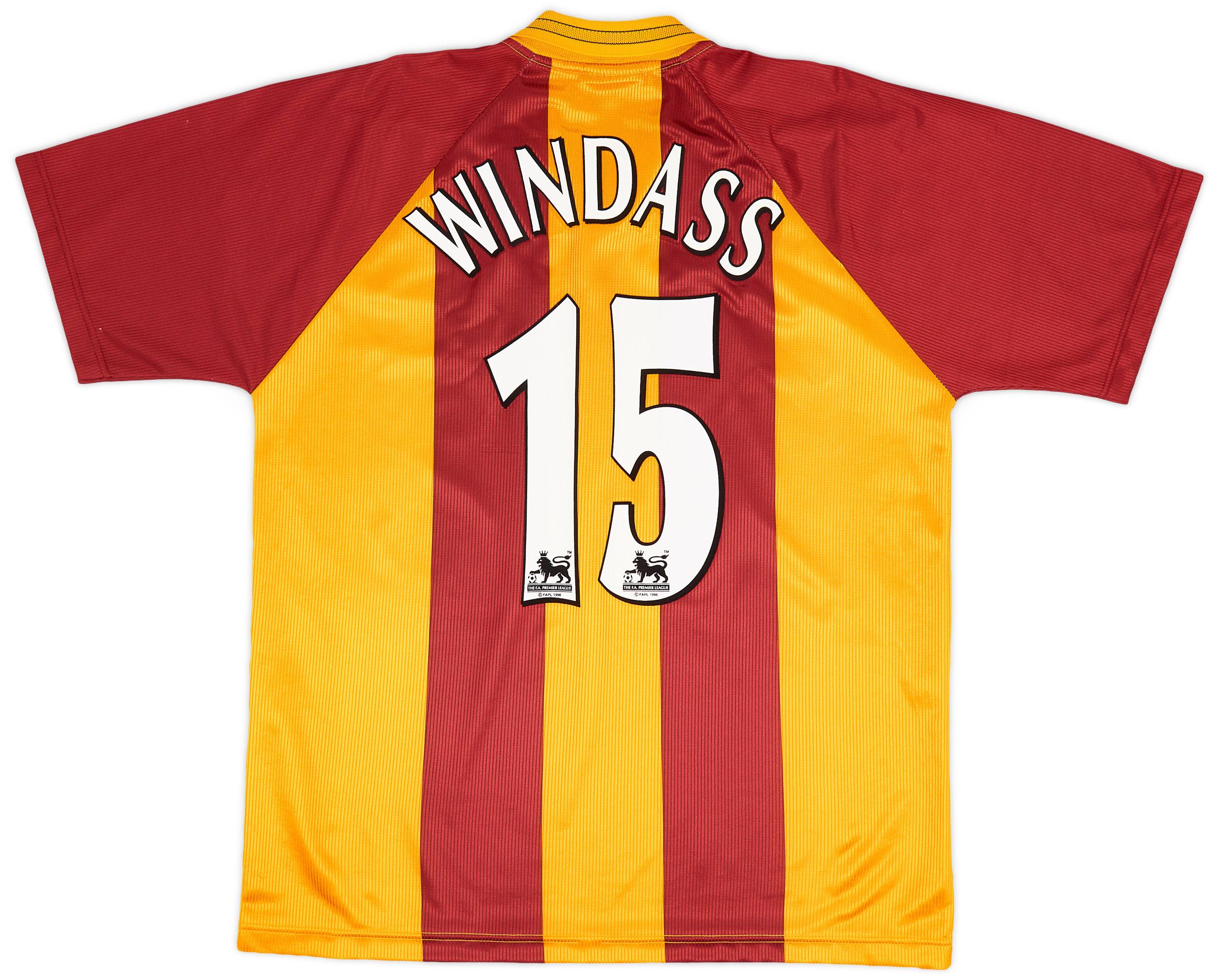 1999-01 Bradford Home Shirt Windass #15 - 9/10 - (L)