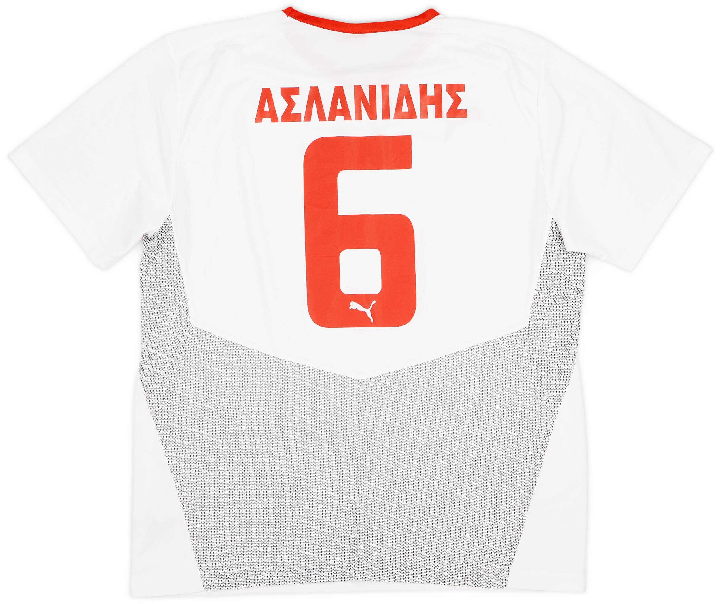 2009-10 Olympiacos Volos Third Shirt Aslanidis #6 - 8/10 - (L)