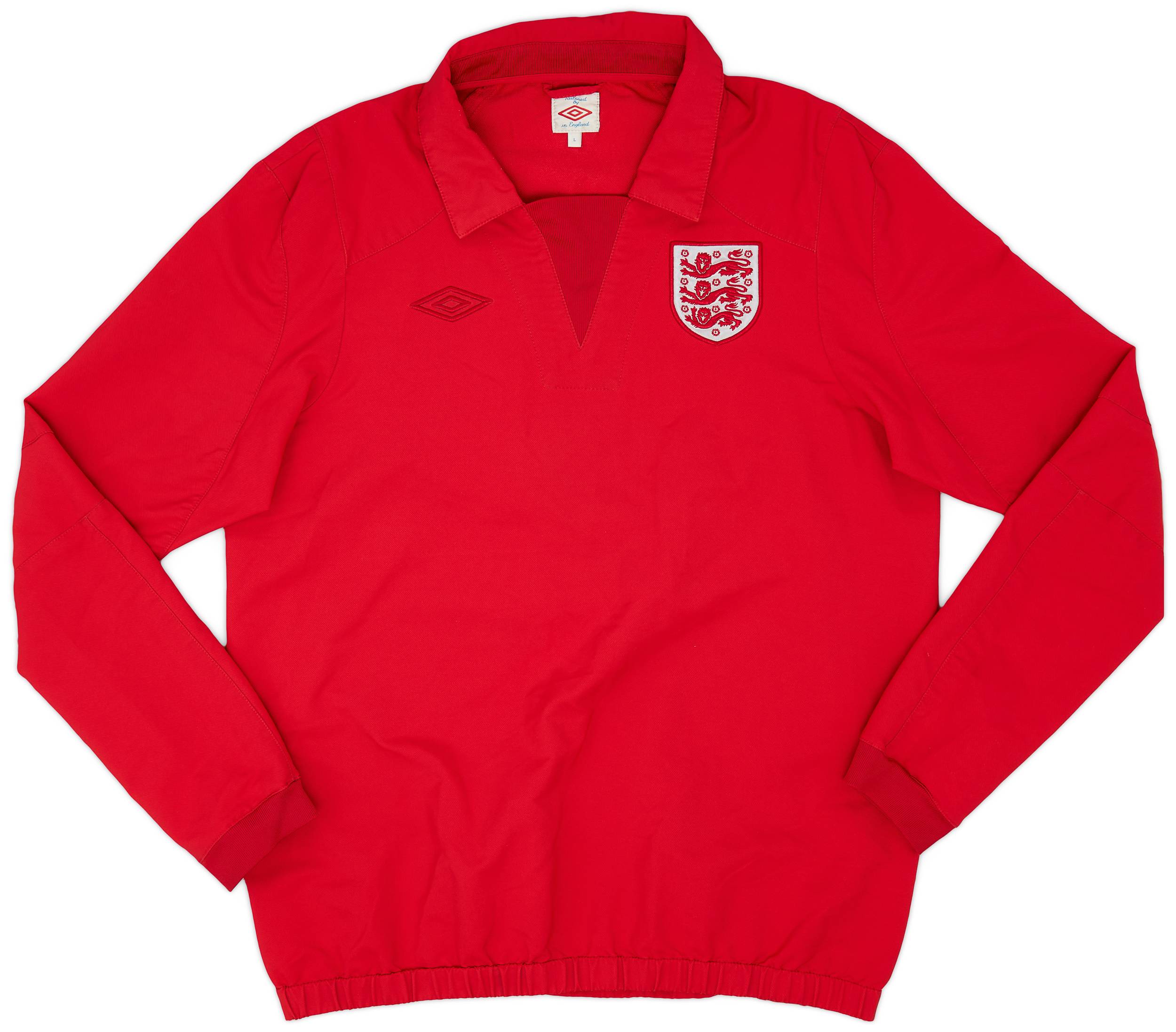 2010-11 England Umbro Drill Top - 9/10 - (L)