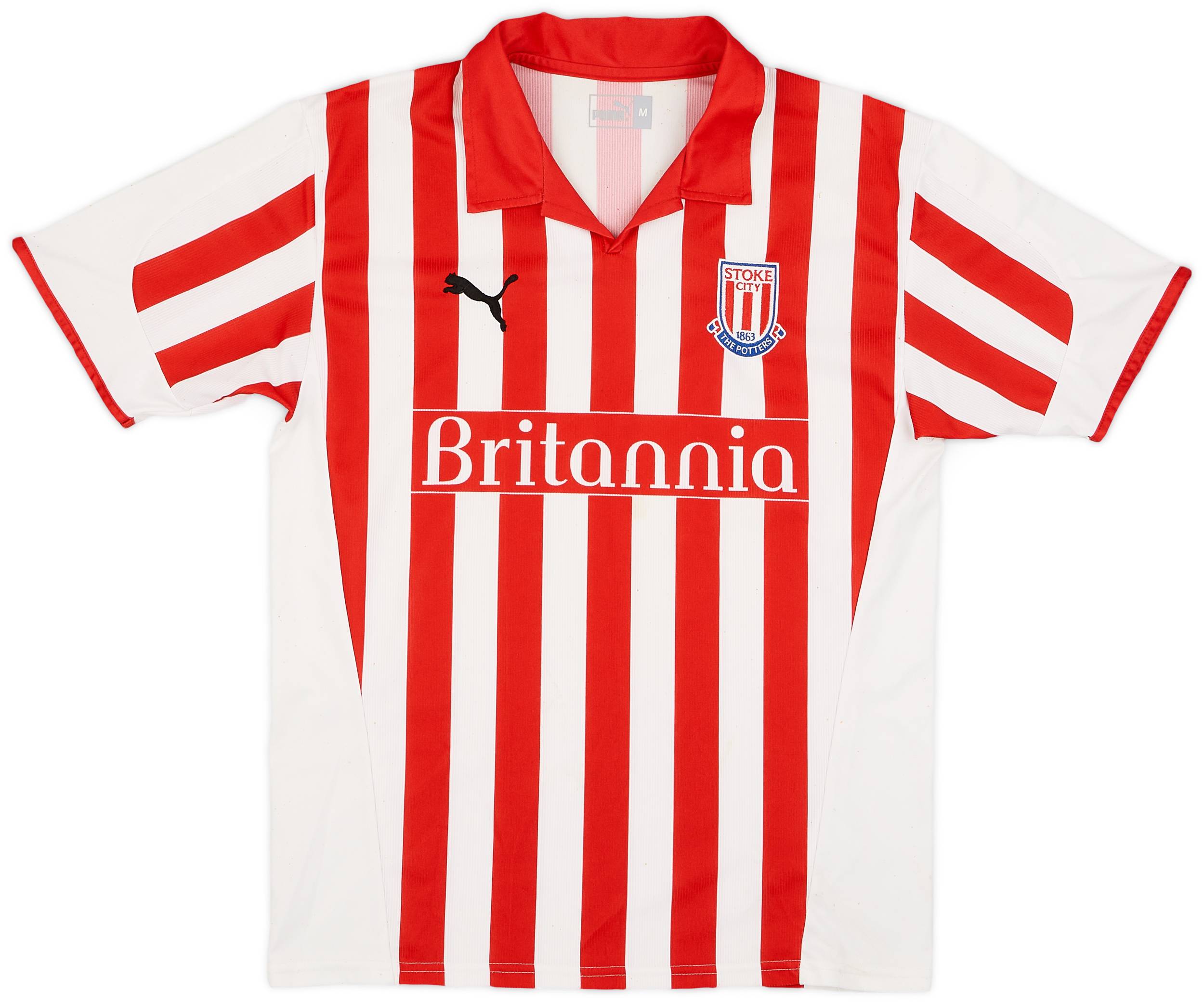 2004-05 Stoke City Home Shirt - 7/10 - (M)