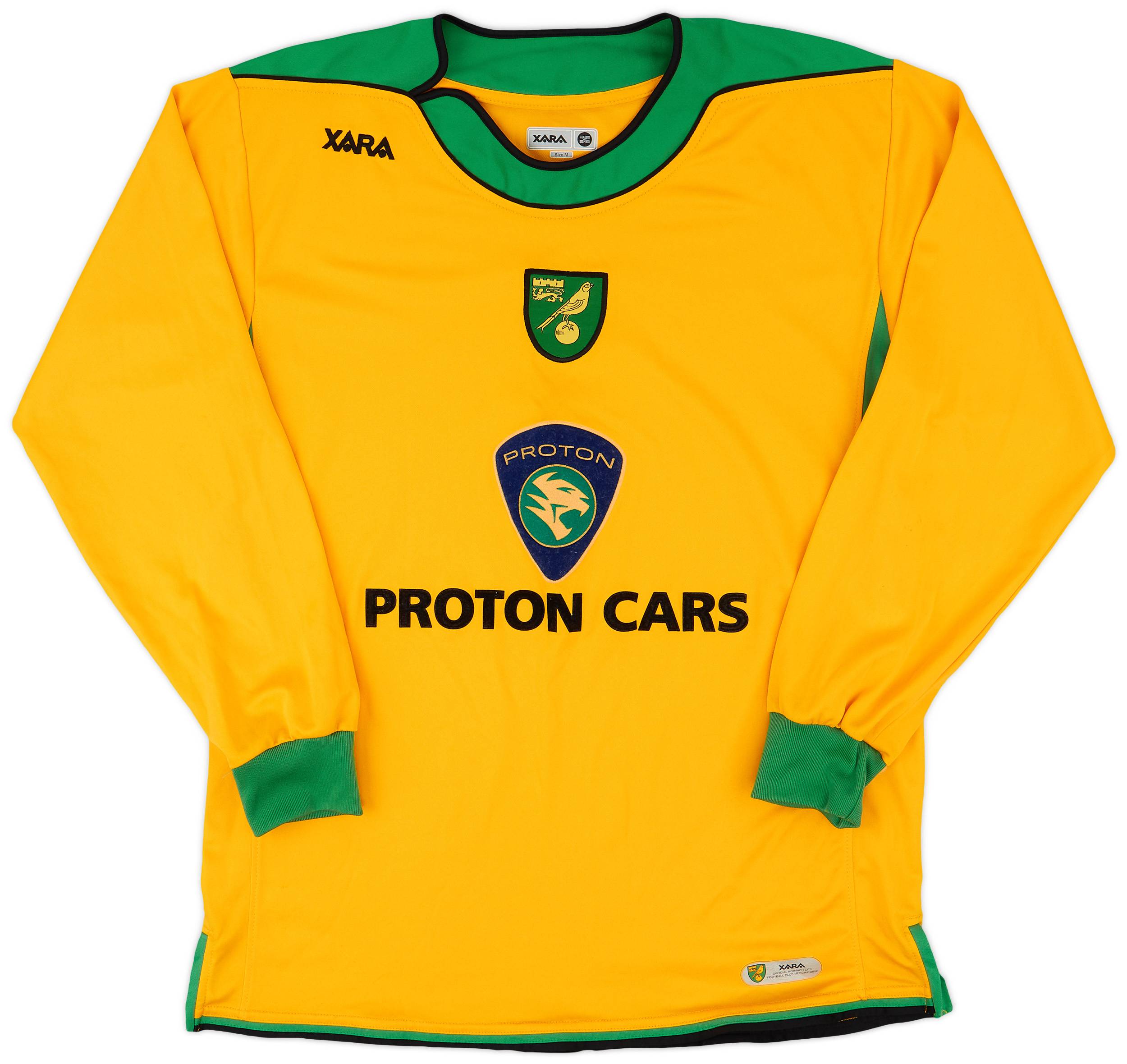 2005-06 Norwich Home L/S Shirt - 9/10 - (M)