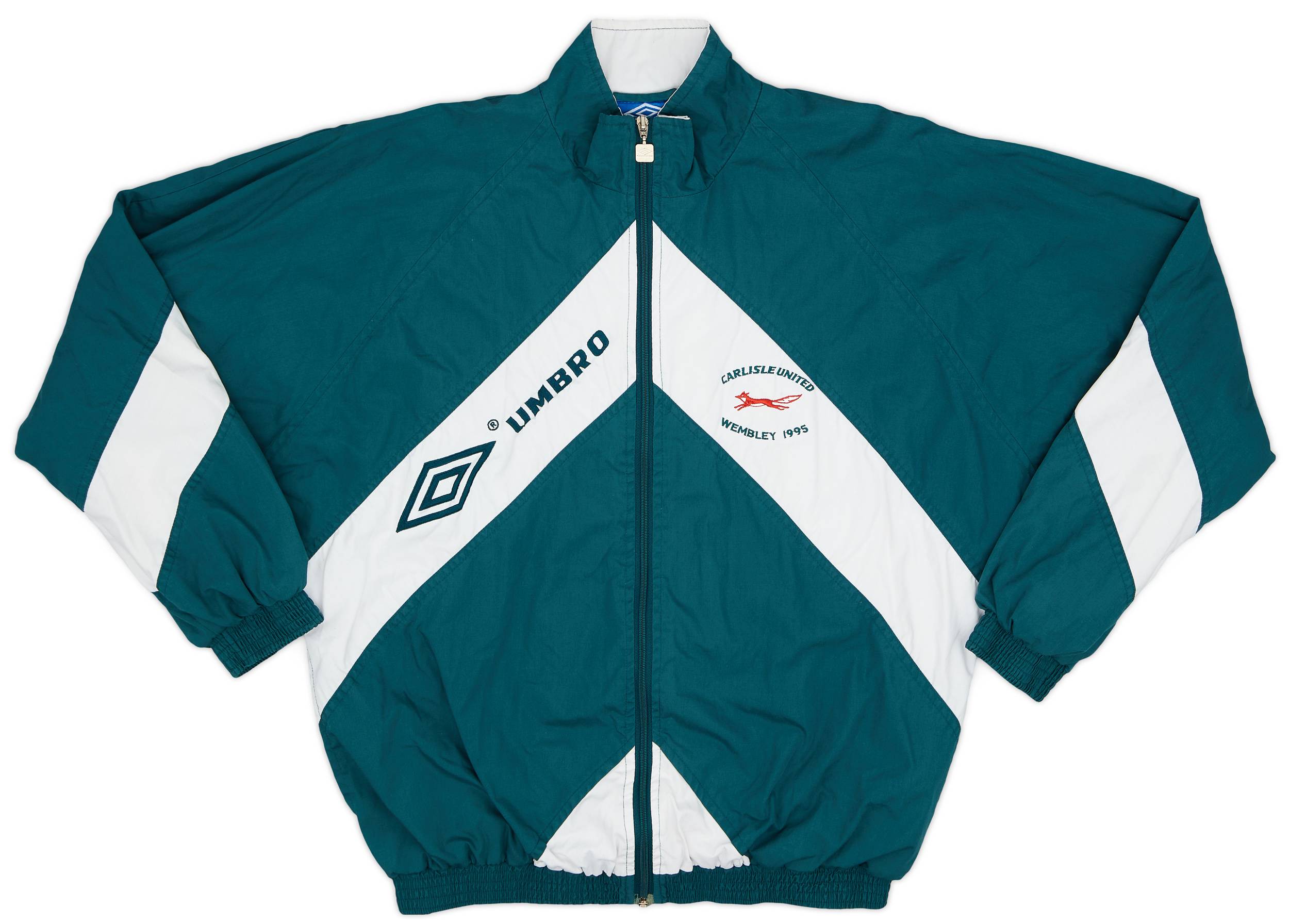 1994-95 Carlisle Umbro 'Wembley 1995' Track Jacket - 9/10 - (M)