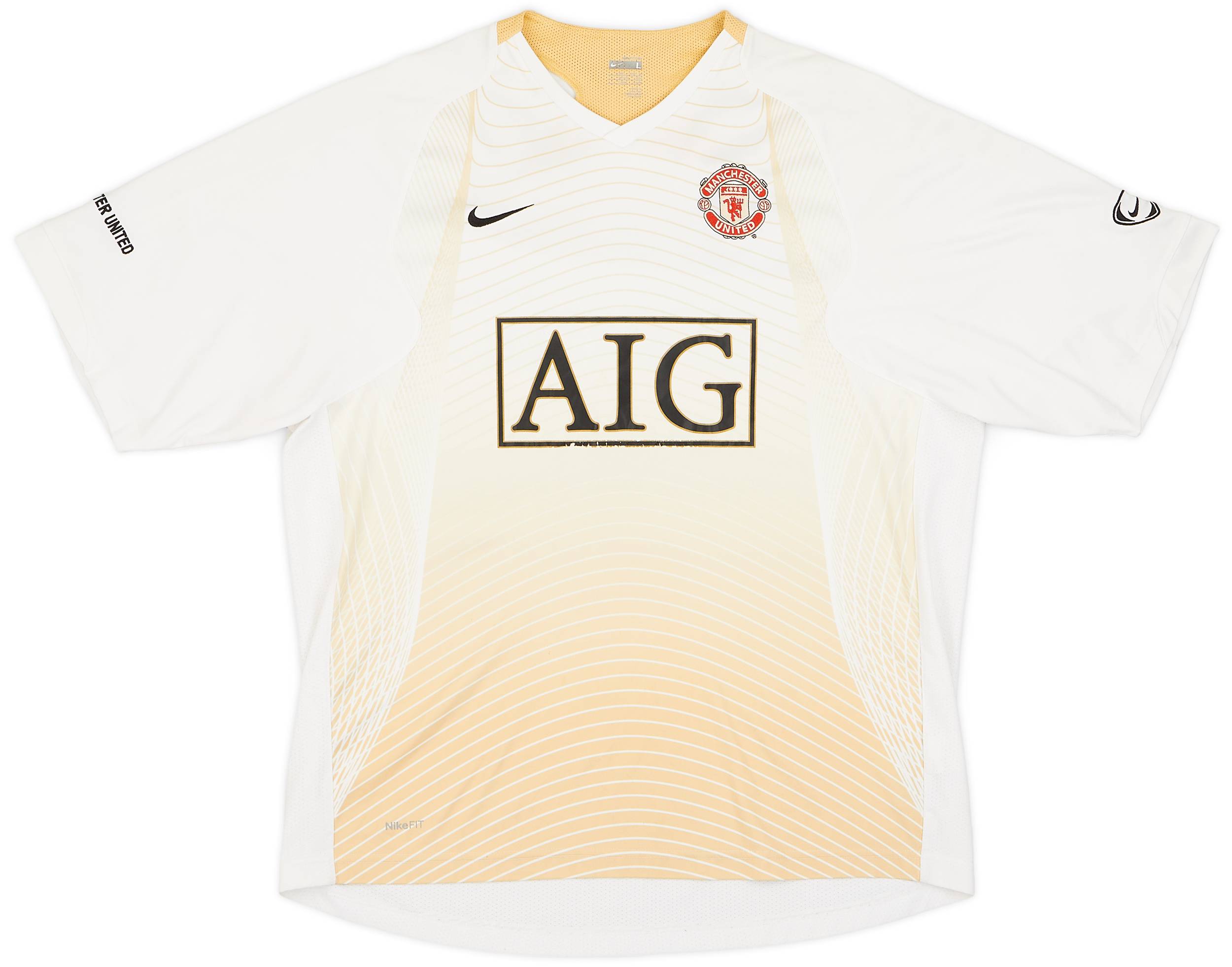 2007-08 Manchester United Nike Training Shirt - 5/10 - (L)