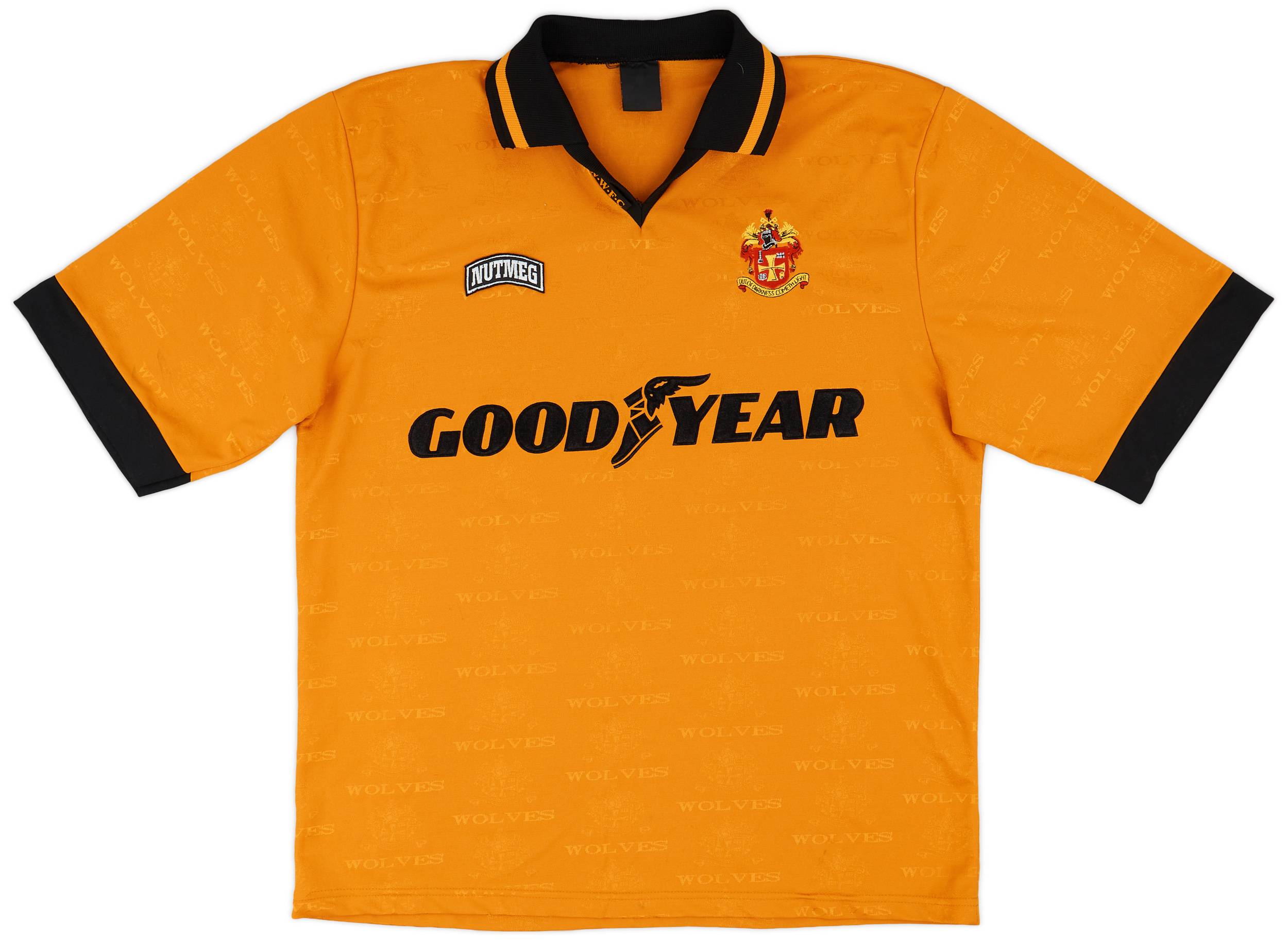 1995-96 Wolves Home Shirt - 8/10 - (L)