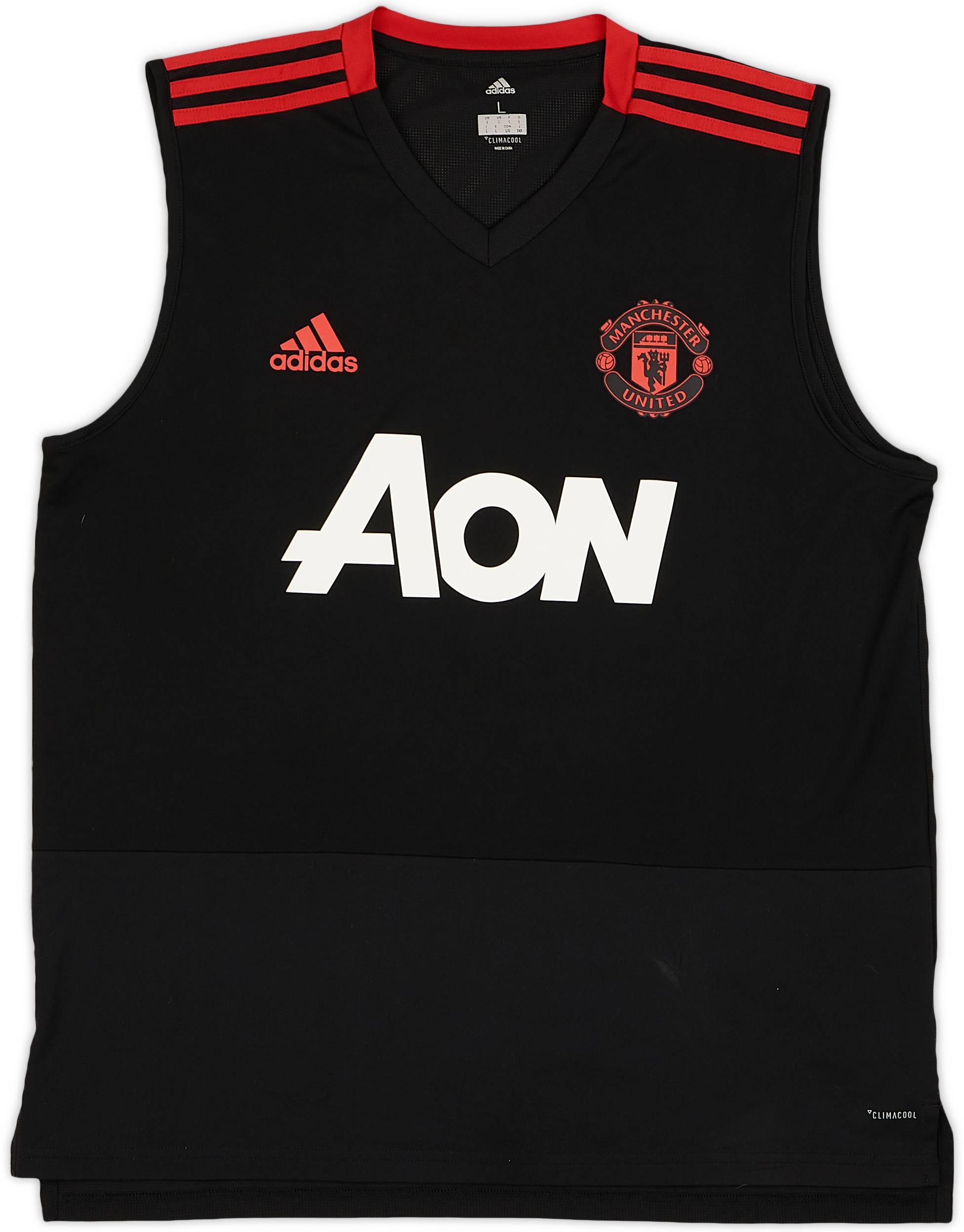 2018-19 Manchester United adidas Training Vest - 8/10 - (L)