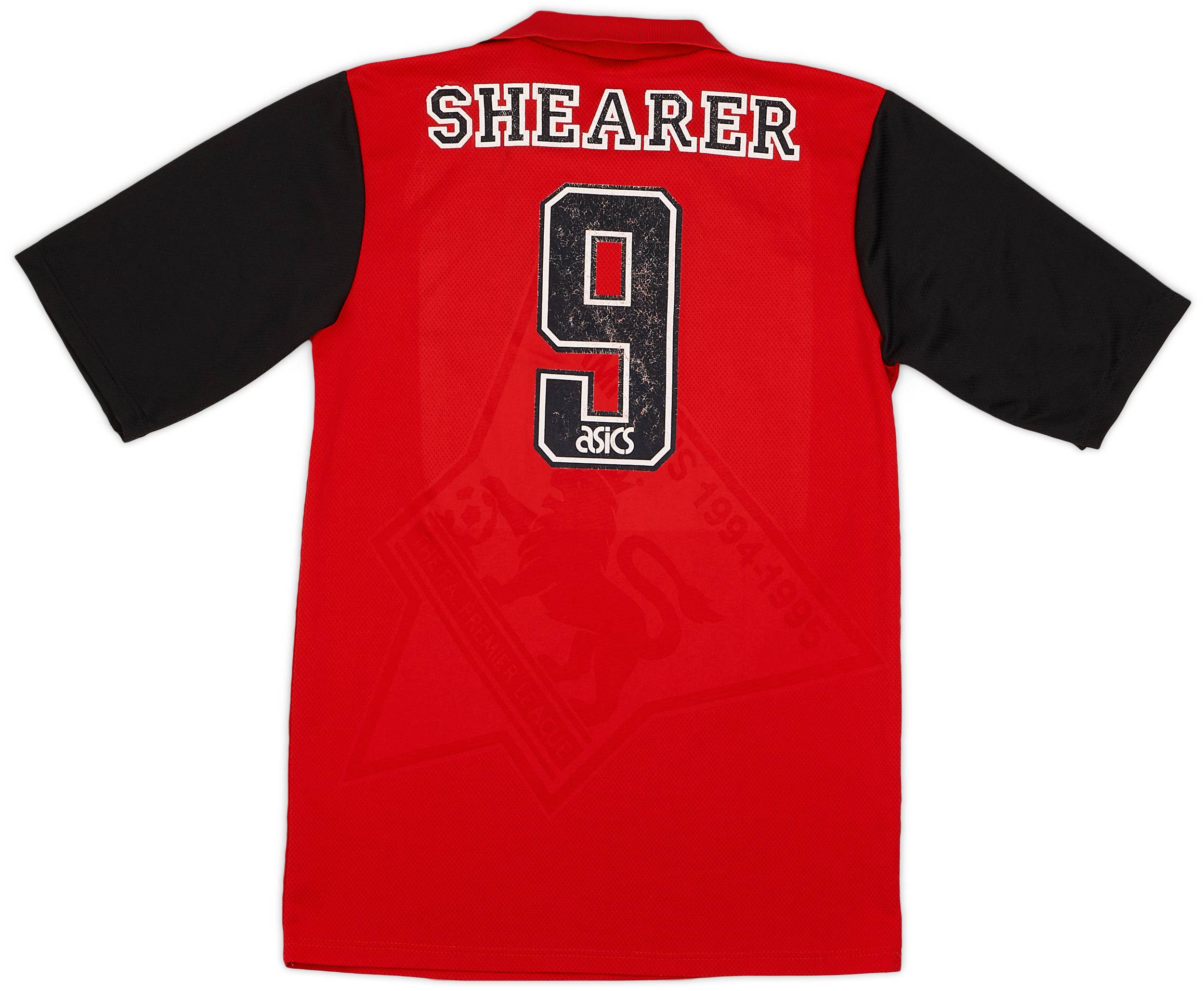 1995-96 Blackburn Away Shirt Shearer #9 - 6/10 - (S)