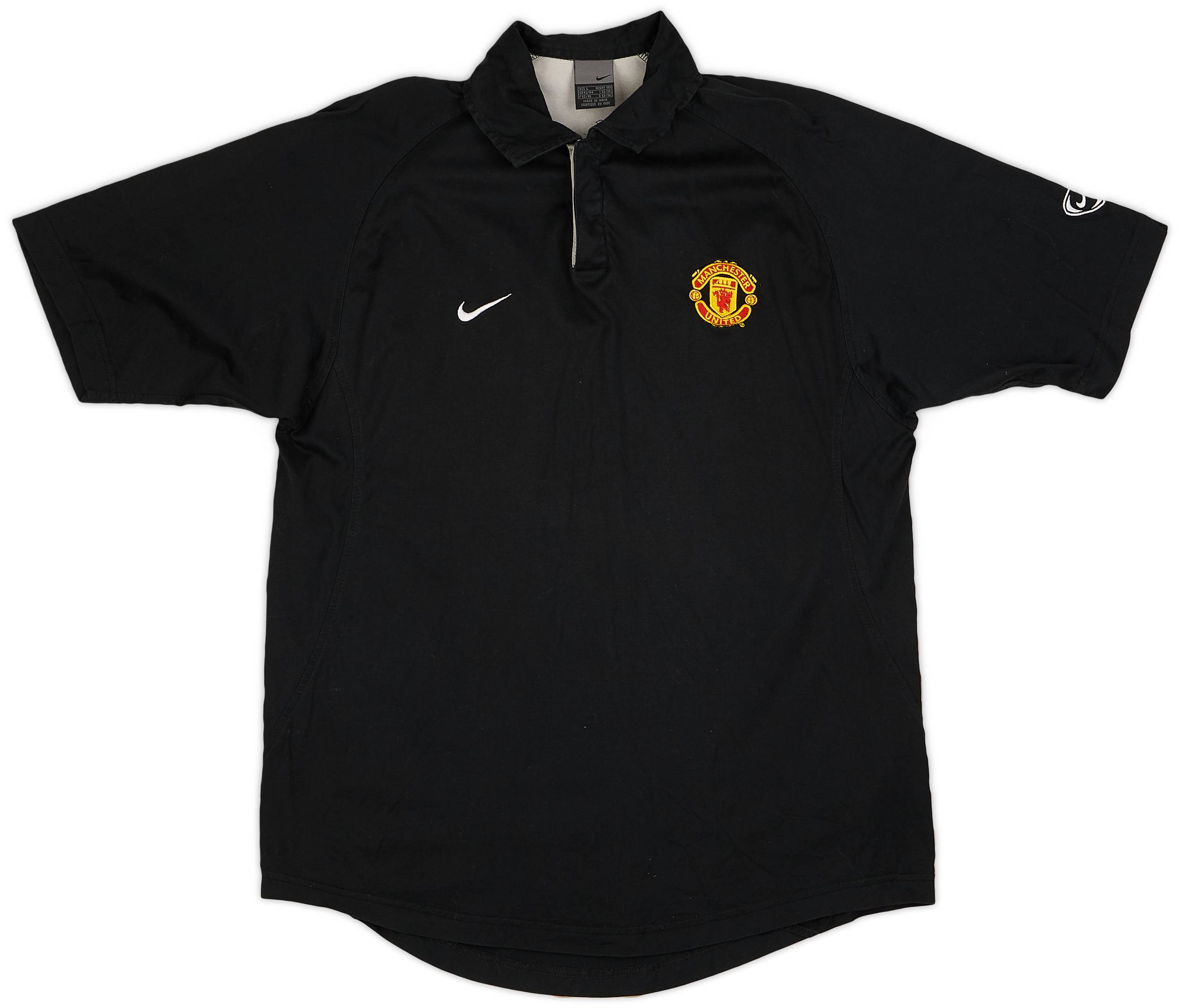 2002-03 Manchester United Nike Polo Shirt - 9/10 - (L)