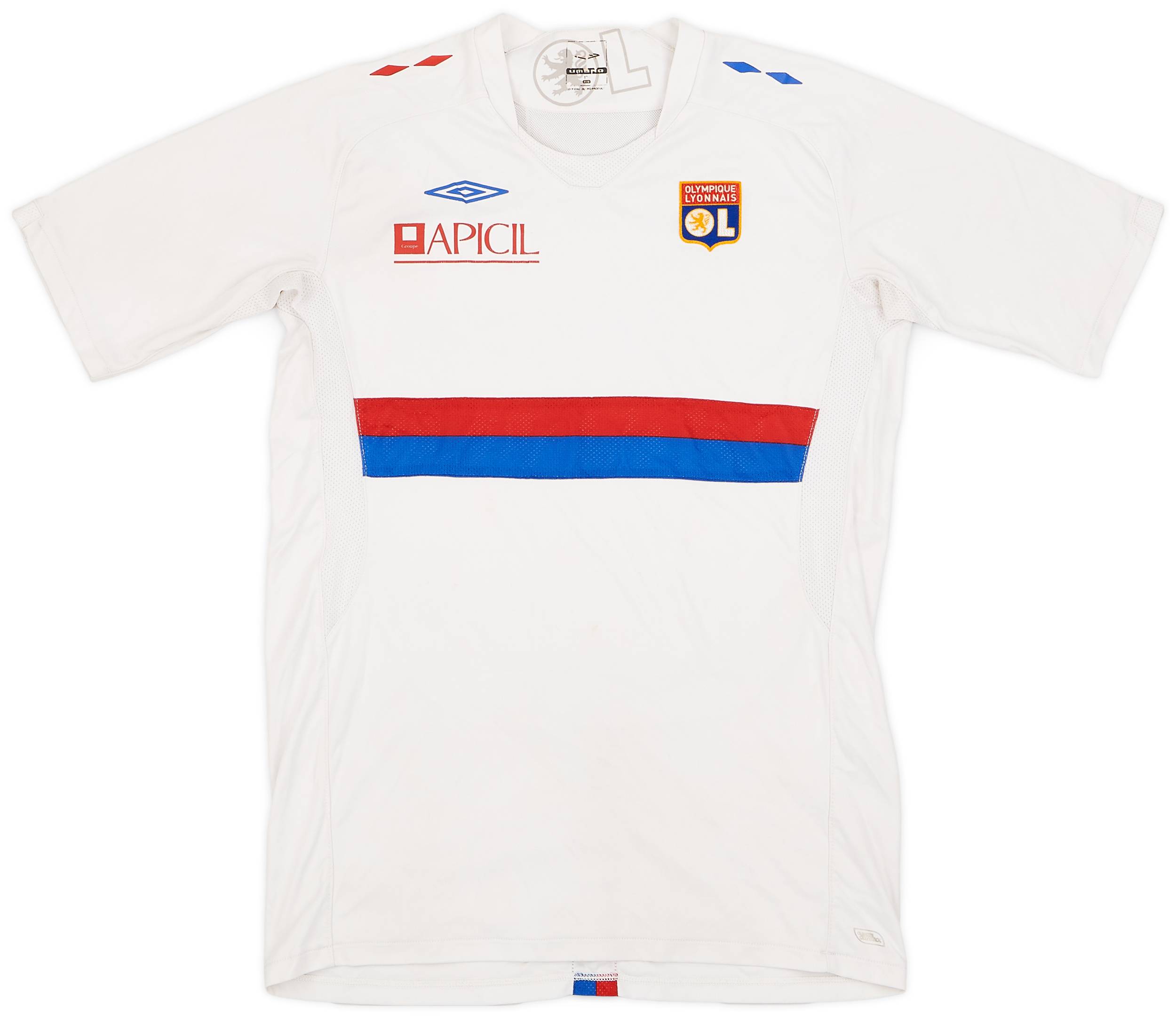 2009-10 Lyon Home Shirt - 7/10 - (S)