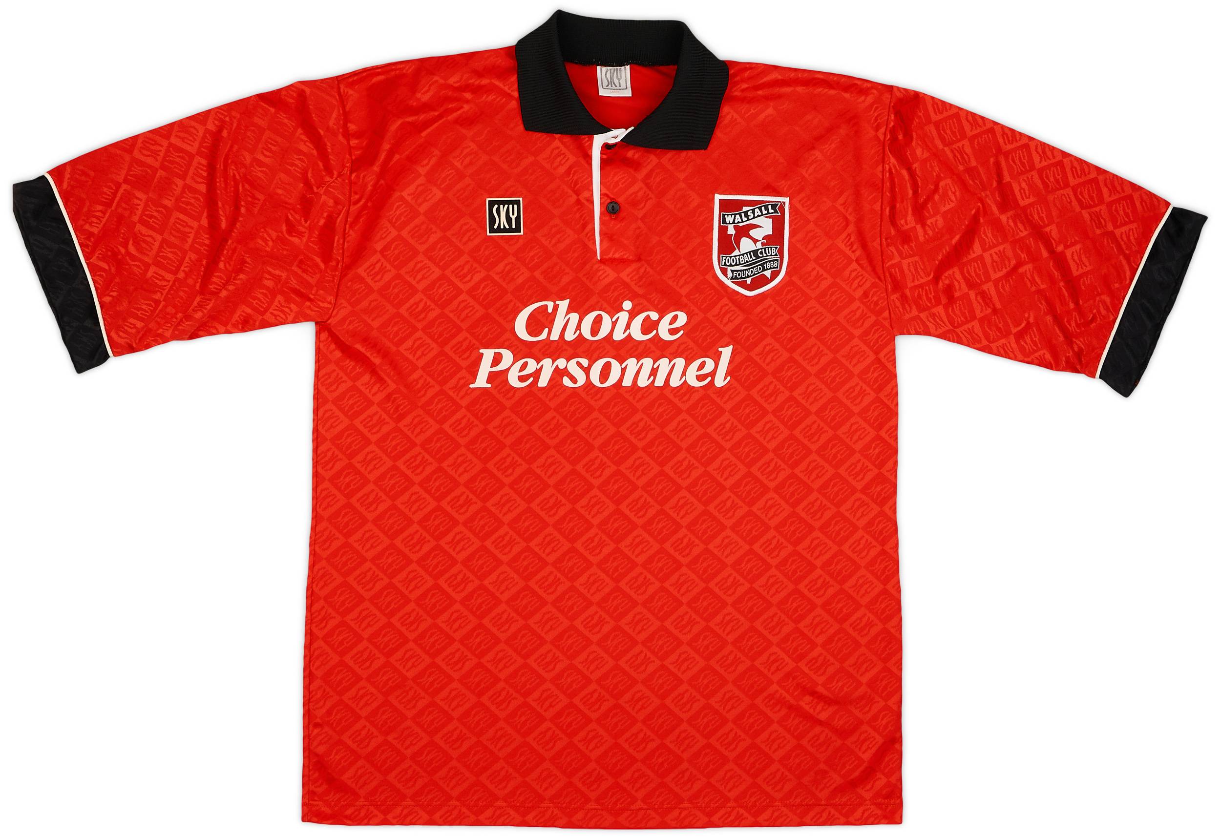 1995-96 Walsall Home Shirt - 8/10 - (L)