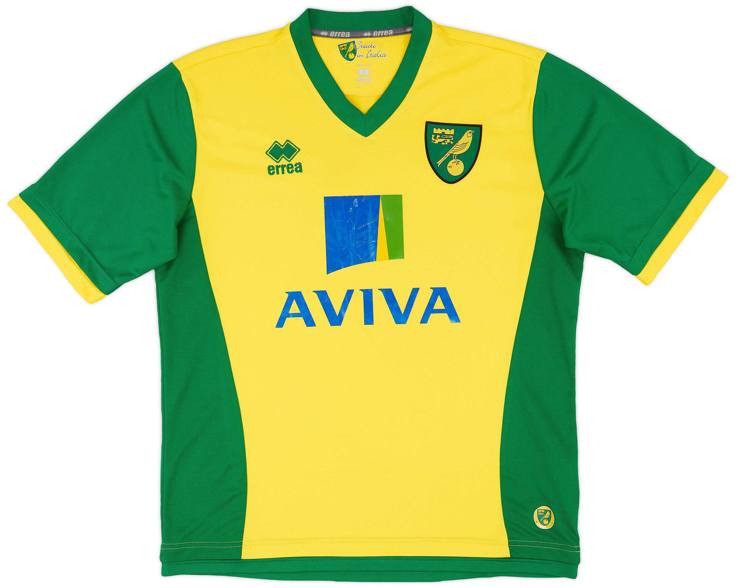 2013-14 Norwich Home Shirt - 5/10 - (L)