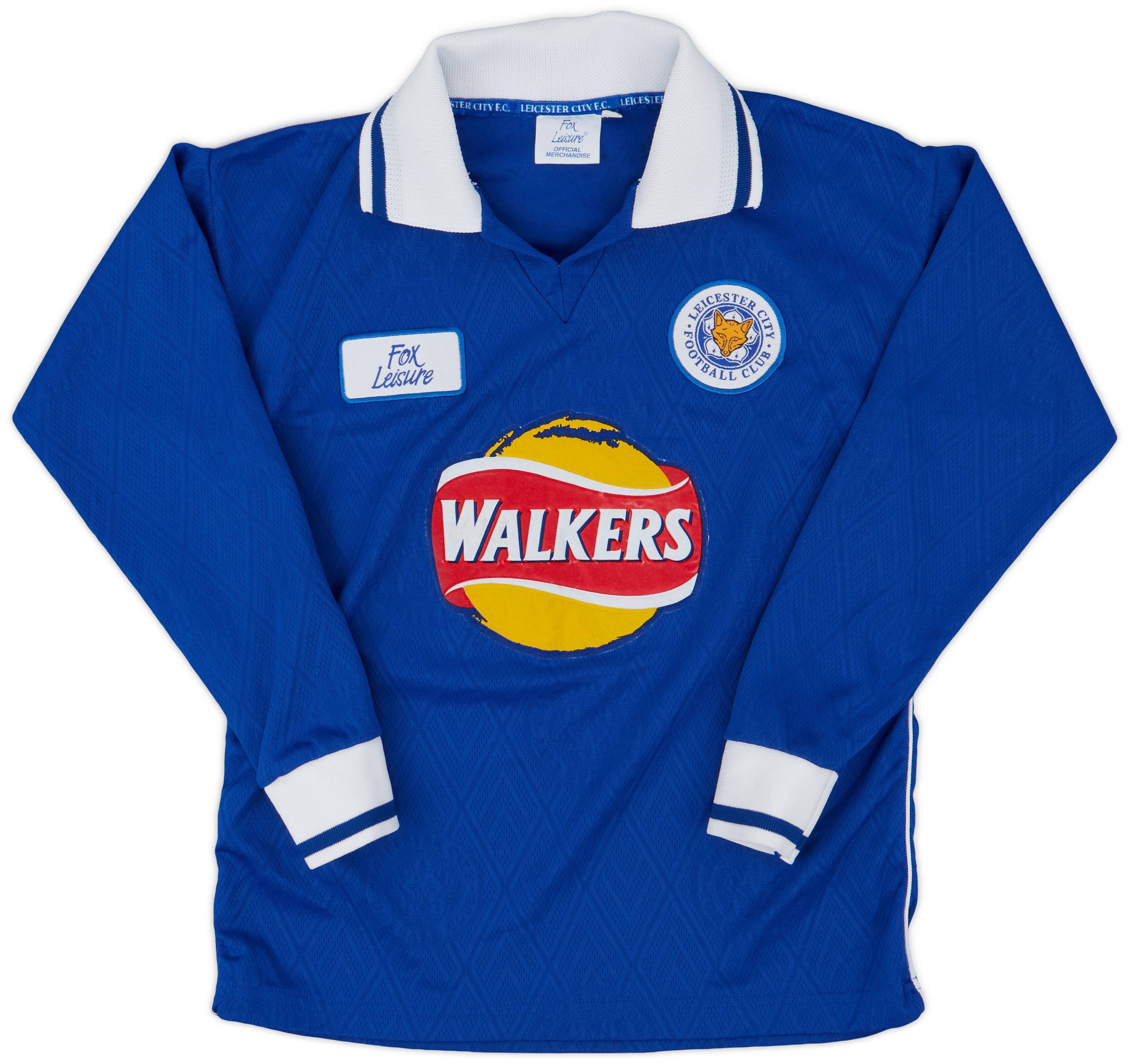 1998-00 Leicester Home L/S Shirt #16 - 9/10 - (M.Boys)