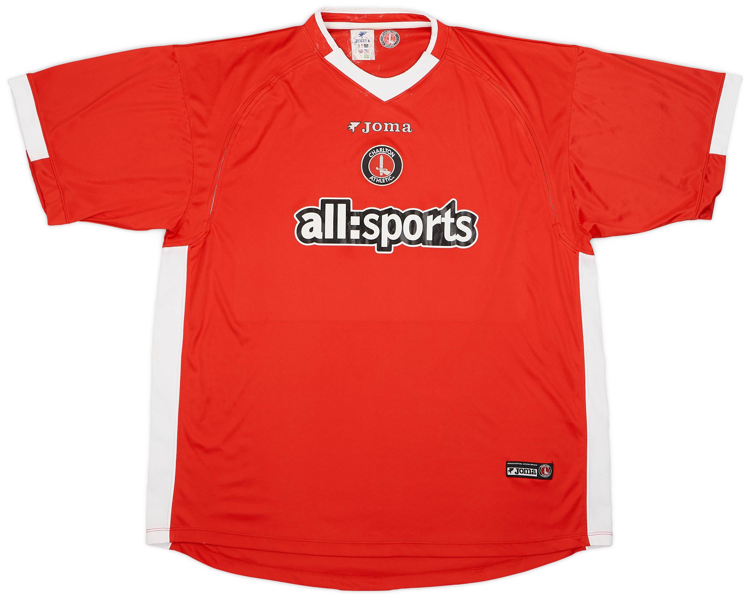 2005-06 Charlton Home Shirt - 6/10 - (4XL)
