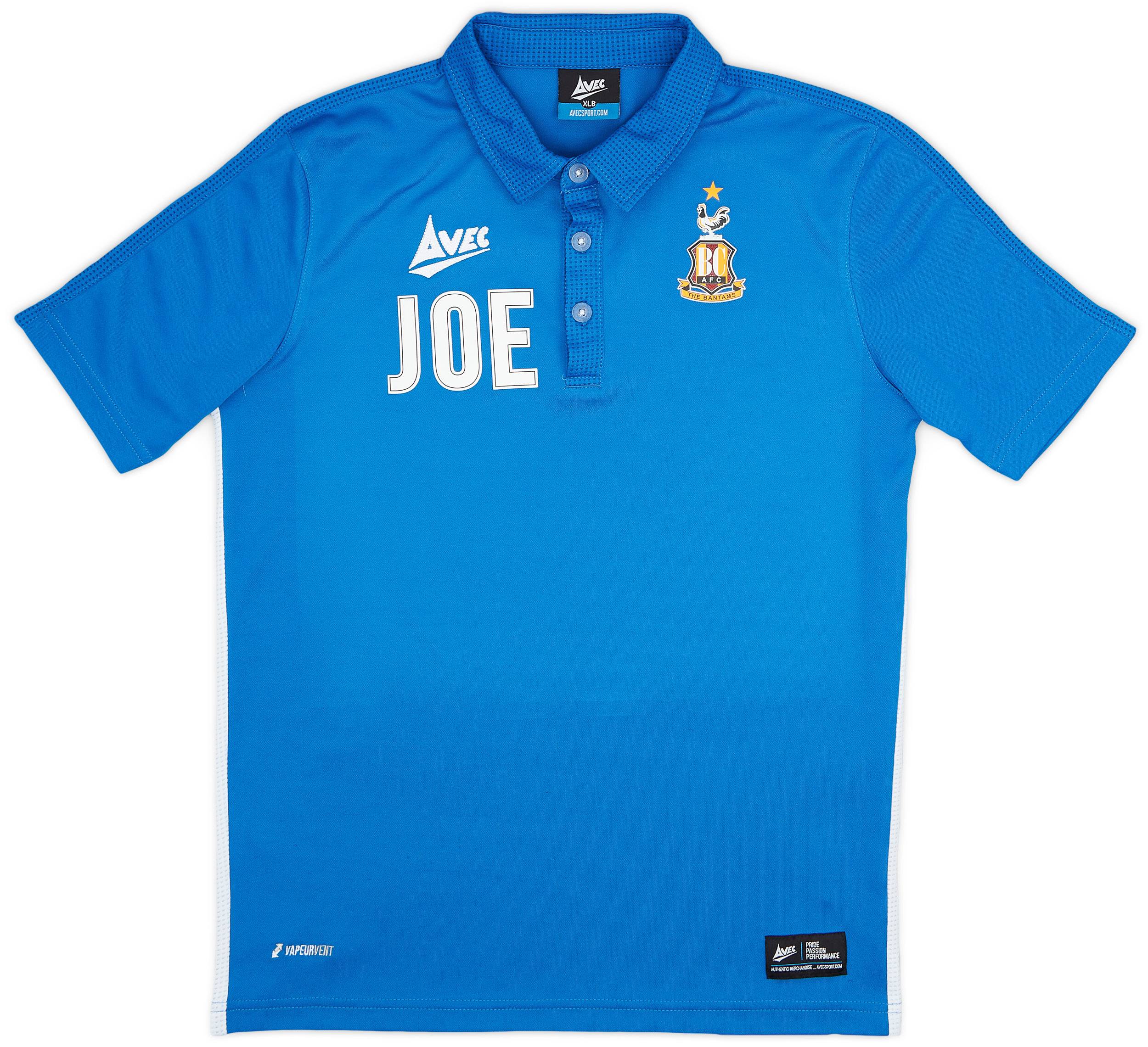 2021-22 Bradford City Avec Polo Shirt Joe - 9/10 - (XL.Boys)