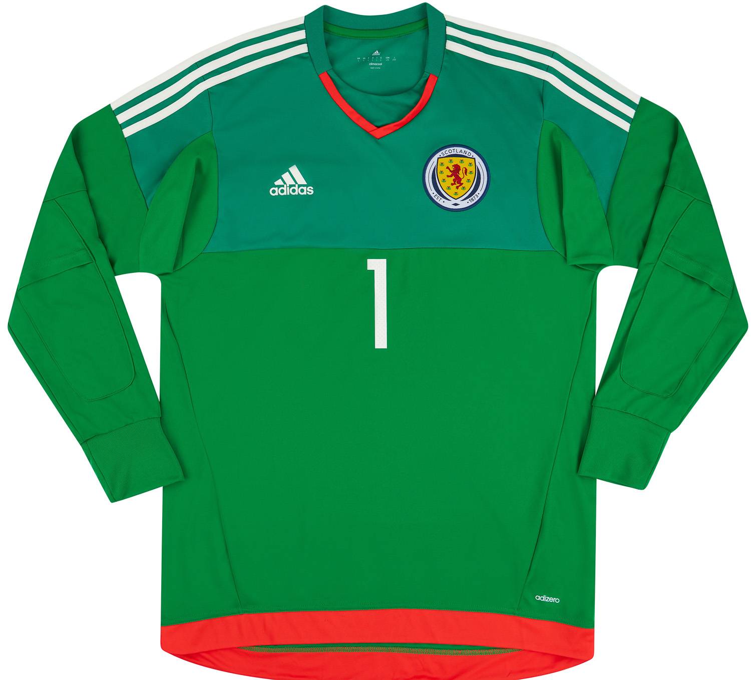 2016-17 Scotland Player Issue GK Home Shirt #1 (Excellent)