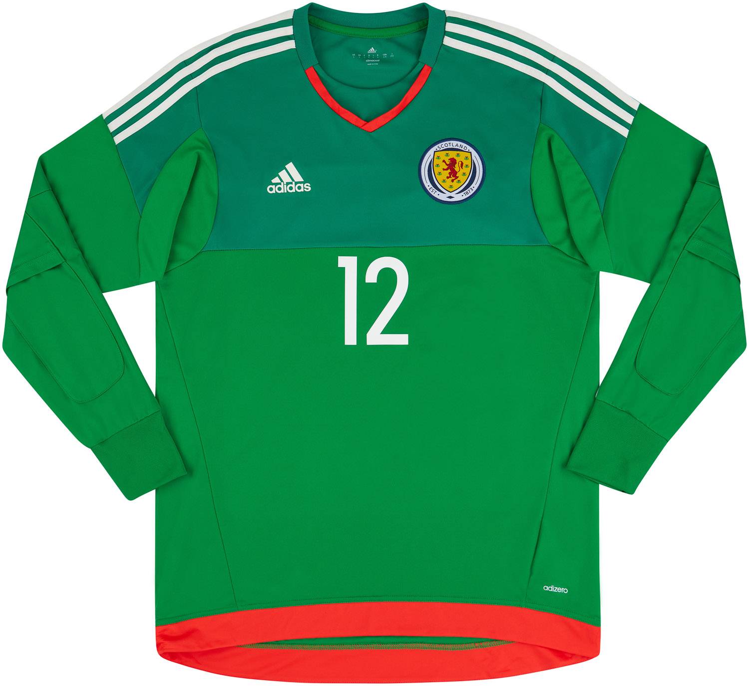 2016-17 Scotland Player Issue GK Home Shirt #12 (Excellent)