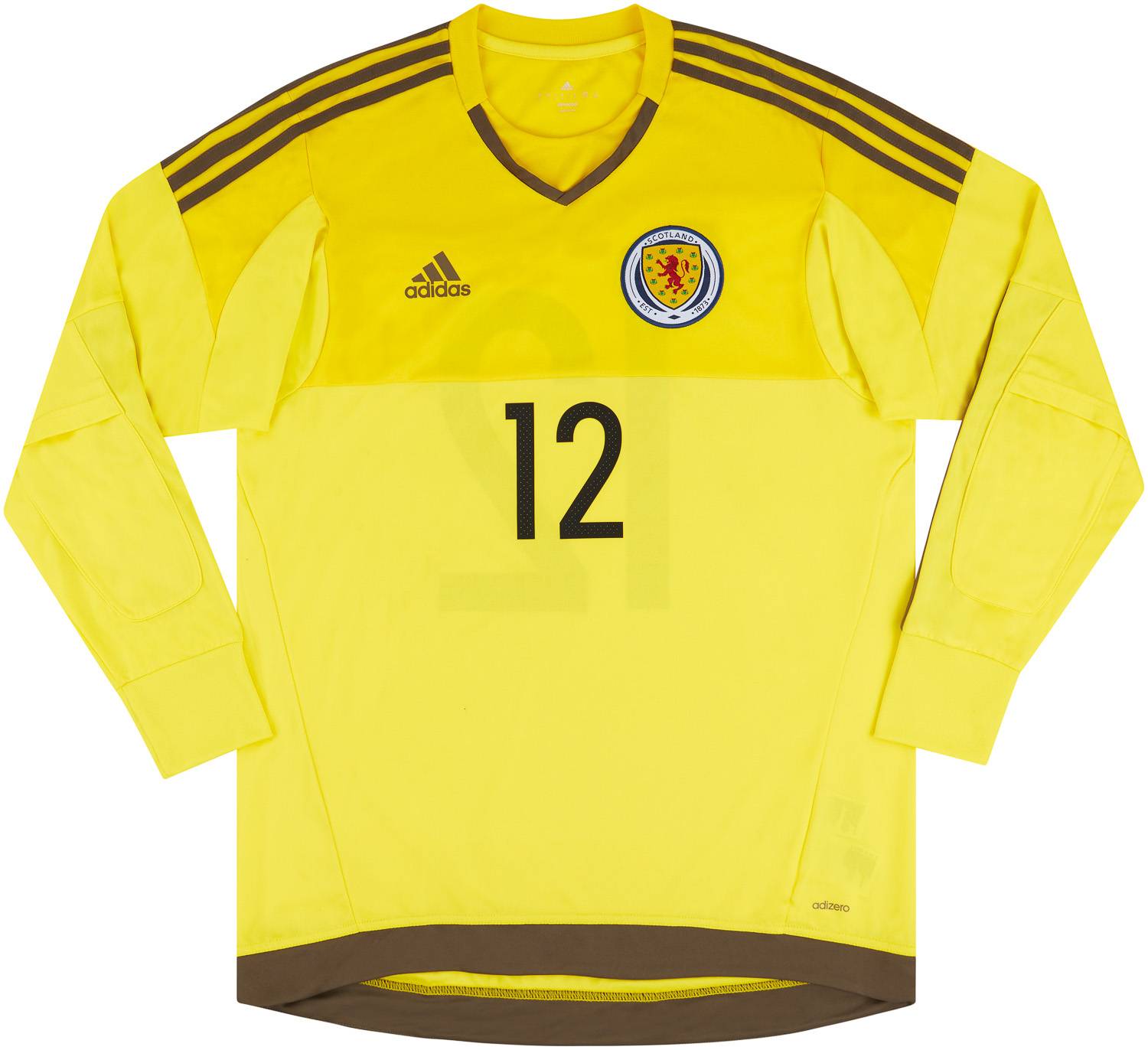 2016-17 Scotland Player Issue GK Away Shirt #12 (Excellent)