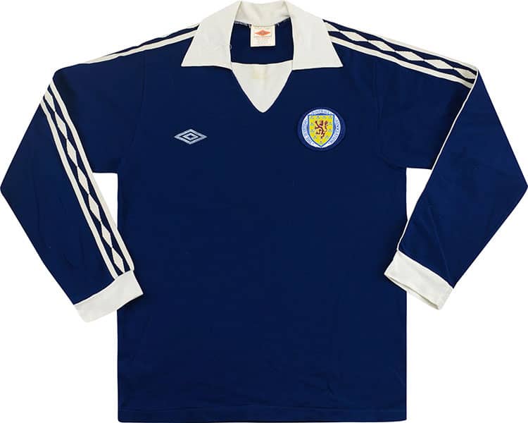 1976-79 Scotland Home L/S Shirt (Excellent) M