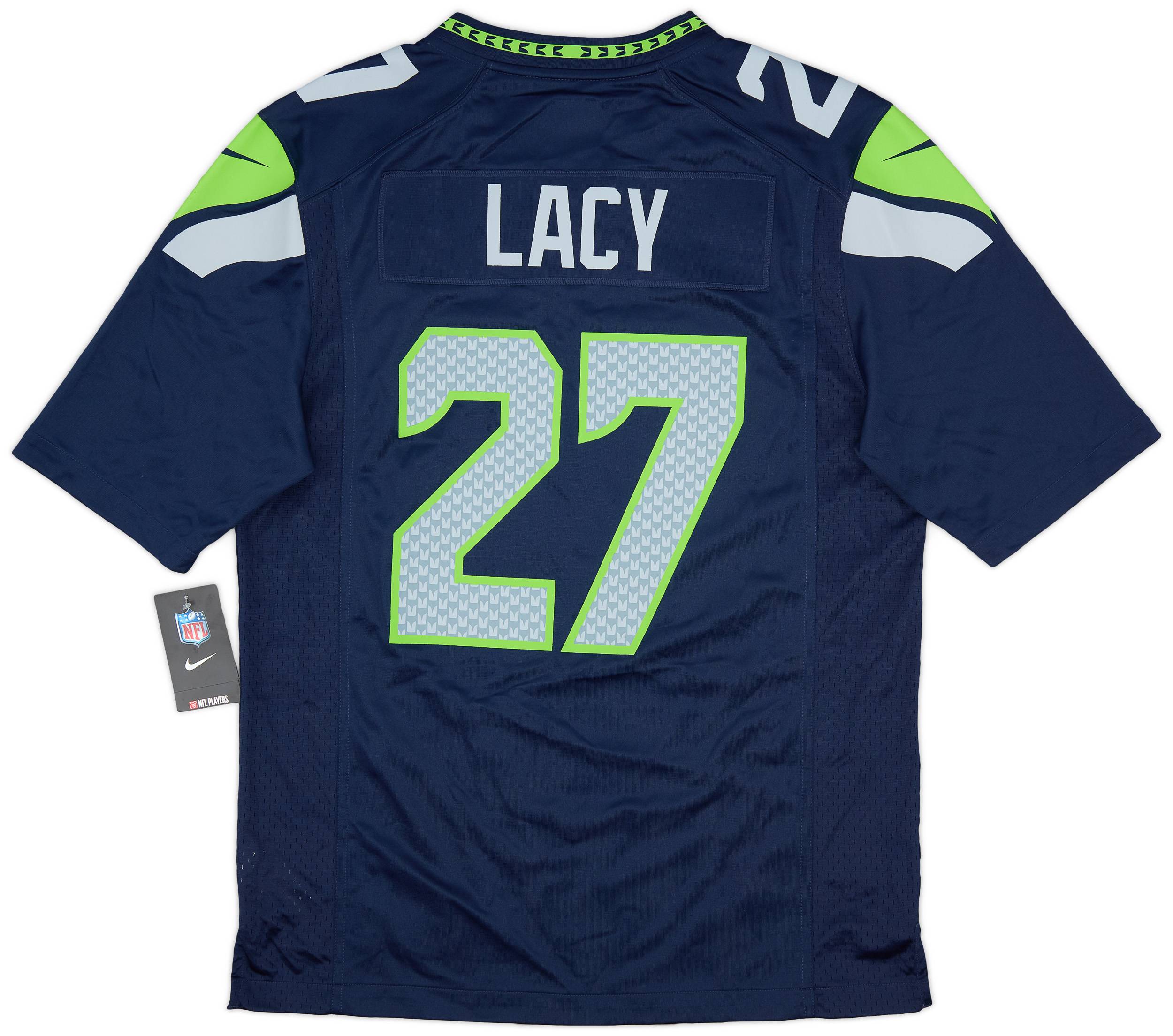 2017 Seattle Seahawks Lacy #27 Nike Game Home Jersey (XL)