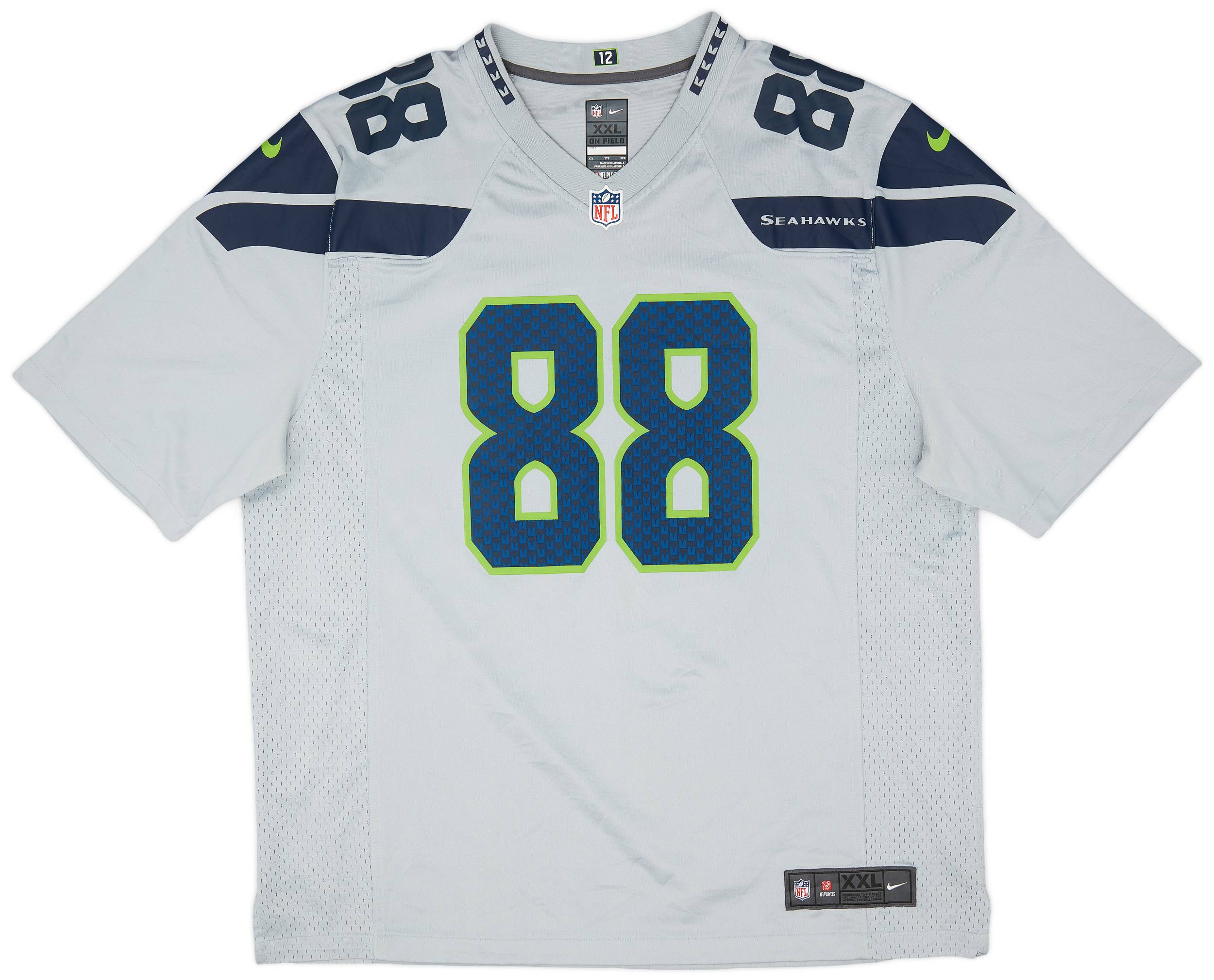 2015 16 Seattle Seahawks Graham 88 Nike Game Alternate Jersey Excellent XXL