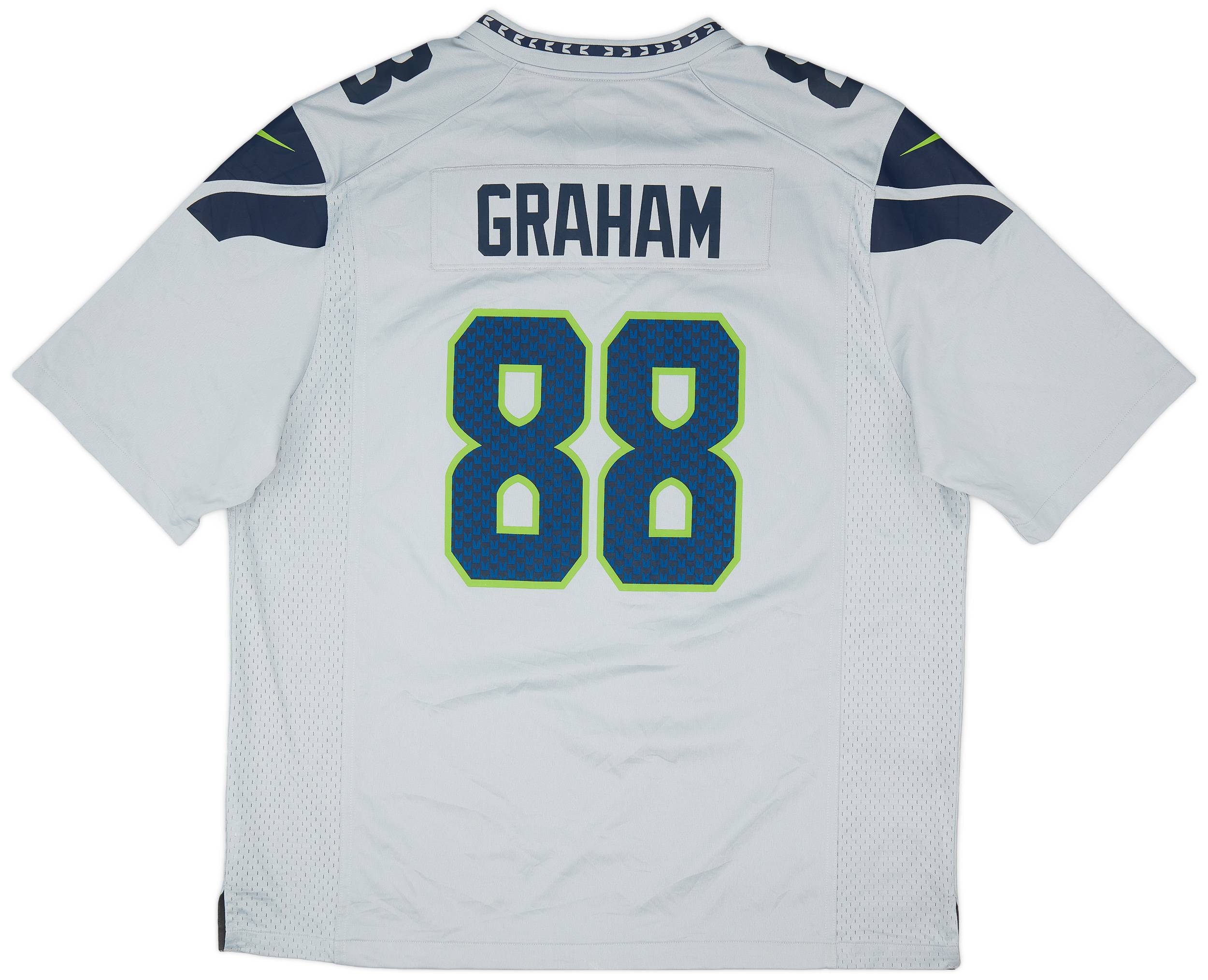 2015-16 Seattle Seahawks Graham #88 Nike Game Alternate Jersey