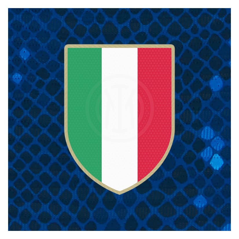 2021-22 Inter Milan Serie A Scudetto Shield Player Issue Patch