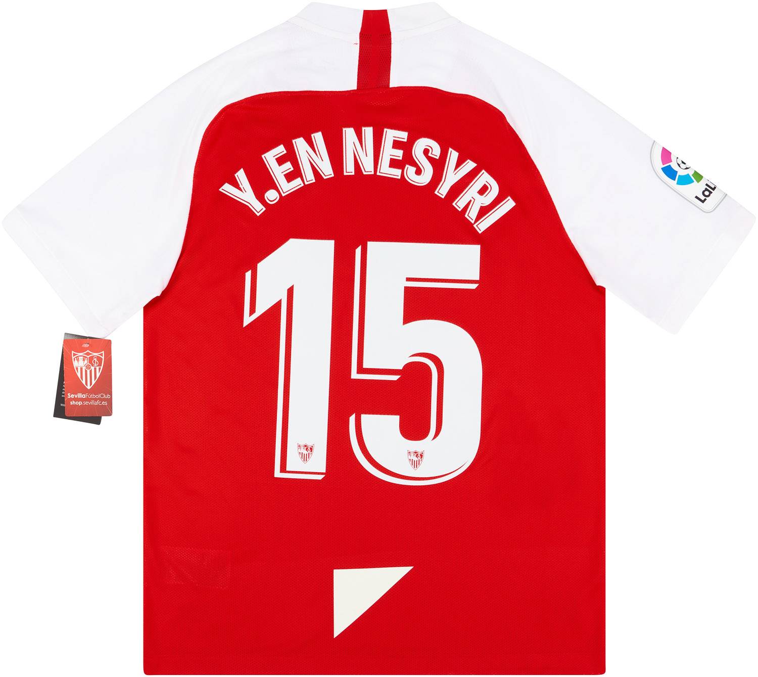 2019-20 Sevilla Away Shirt Y. En Nesryi #15 - NEW - XL