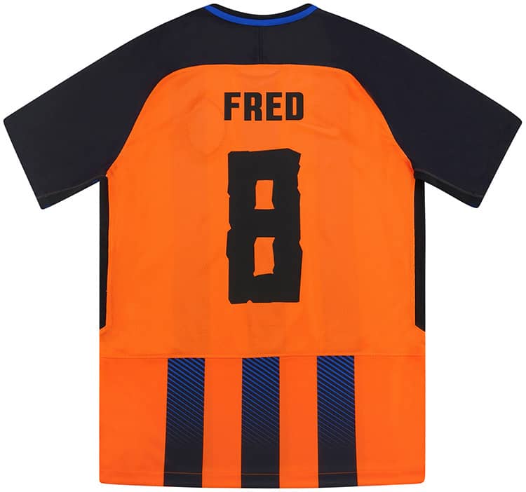 2017-19 Shakhtar Donetsk Player Issue Home European Shirt Fred #8 - NEW