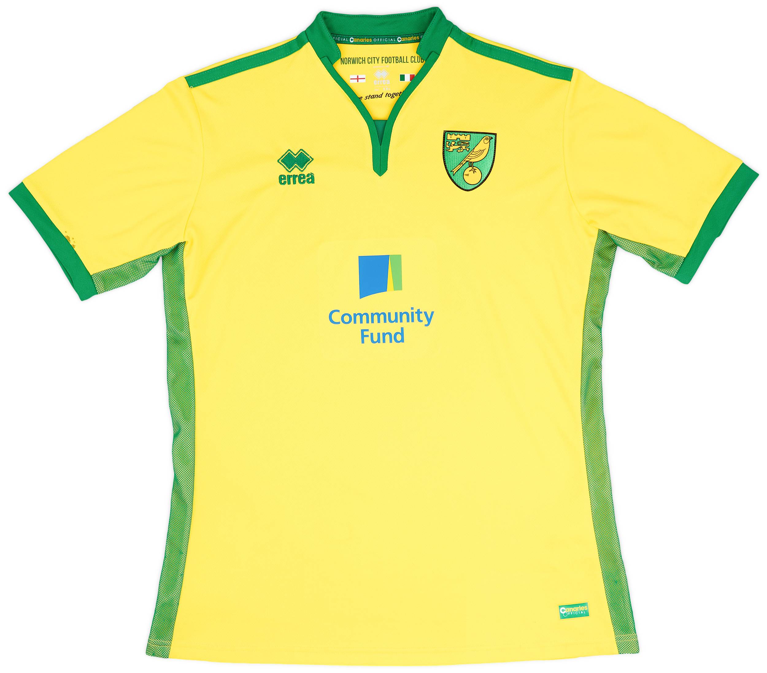 2016-17 Norwich Home Shirt - 8/10 - (XXL)