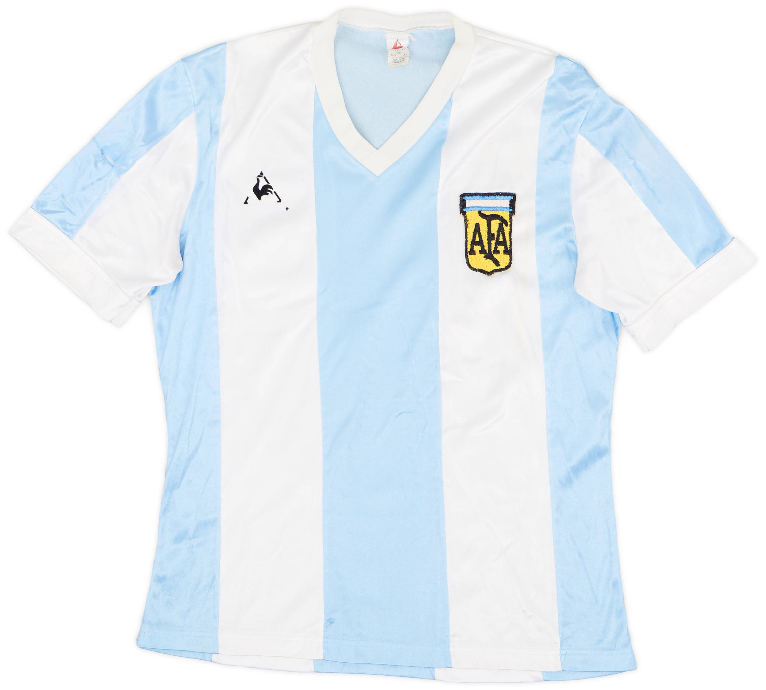 1984 86 Argentina Home Shirt 5 10 XL