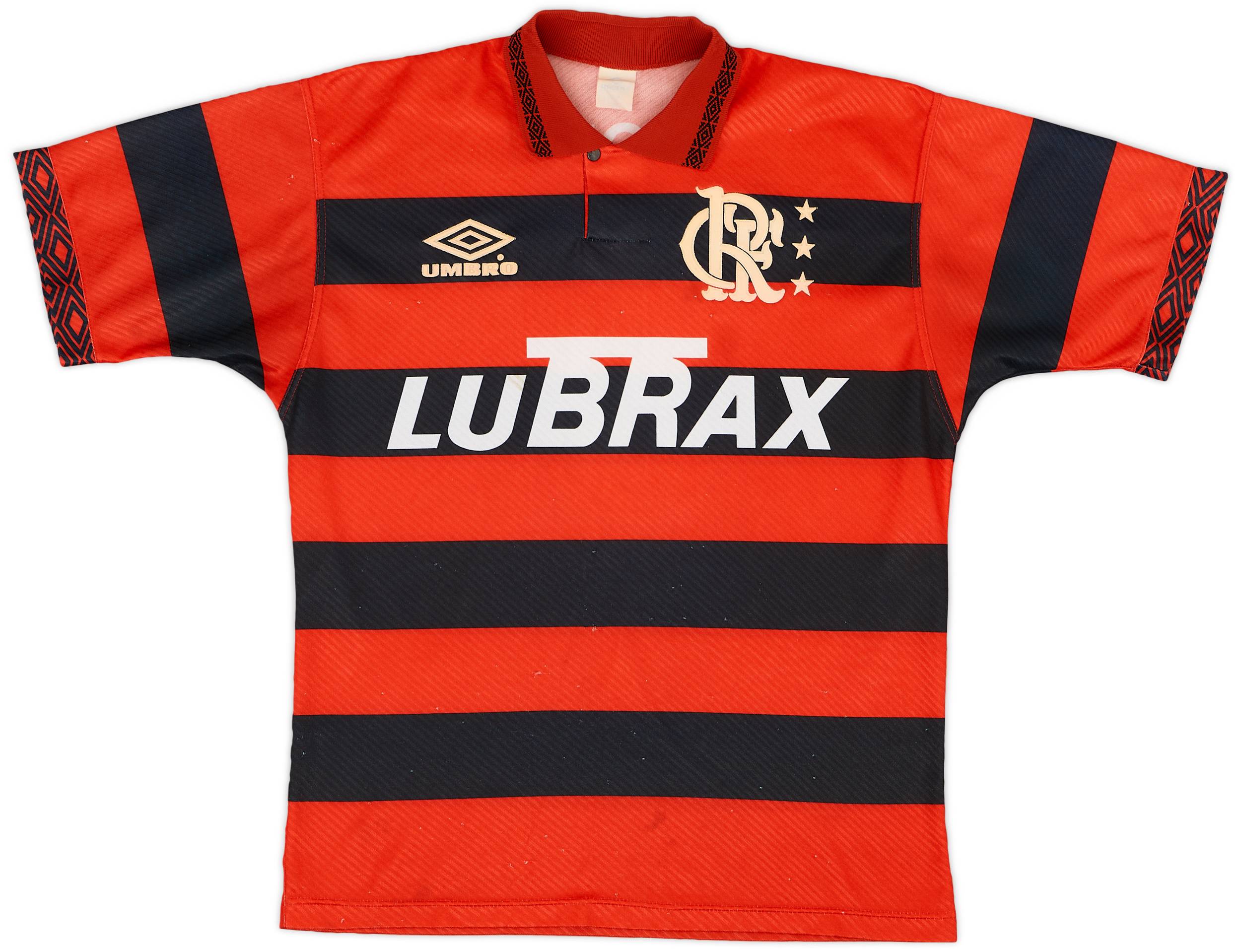 1994-95 Flamengo Centenary Home Shirt #9 - 6/10 - (L)