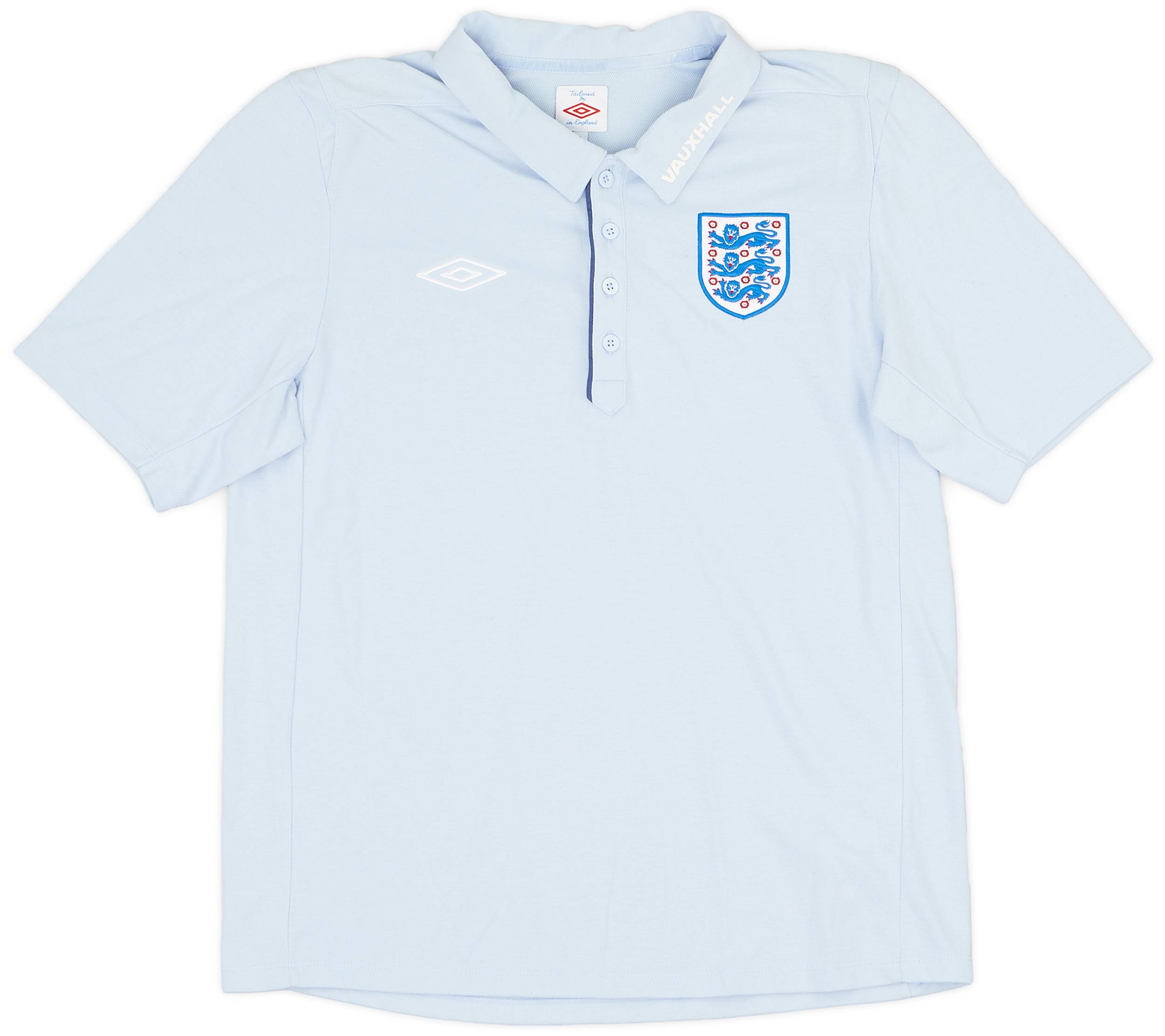 2009-10 England Polo Umbro Shirt - 9/10 - (L)