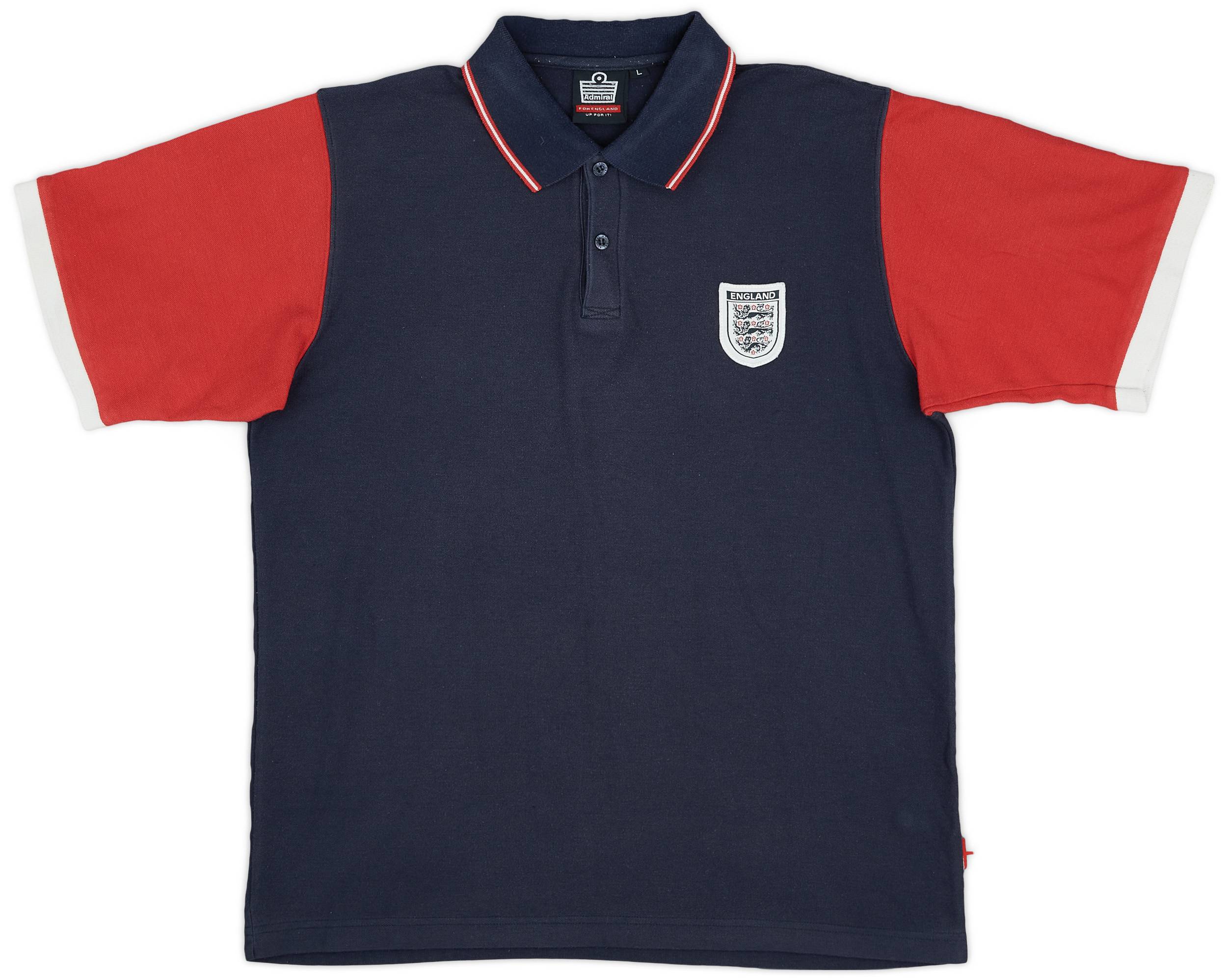 2000s England Admiral Polo Shirt - 9/10 - (L)
