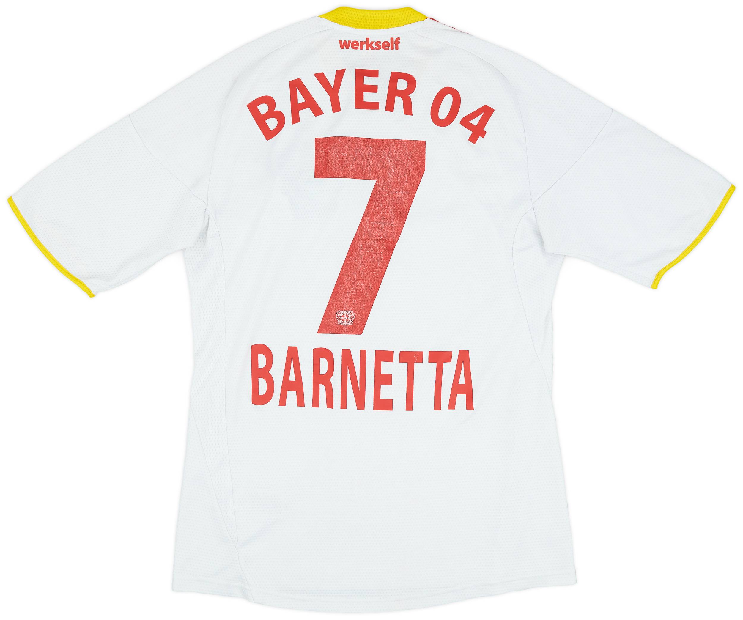 2009-10 Bayer Leverkusen Away Shirt Barnetta #7 - 6/10 - (S)
