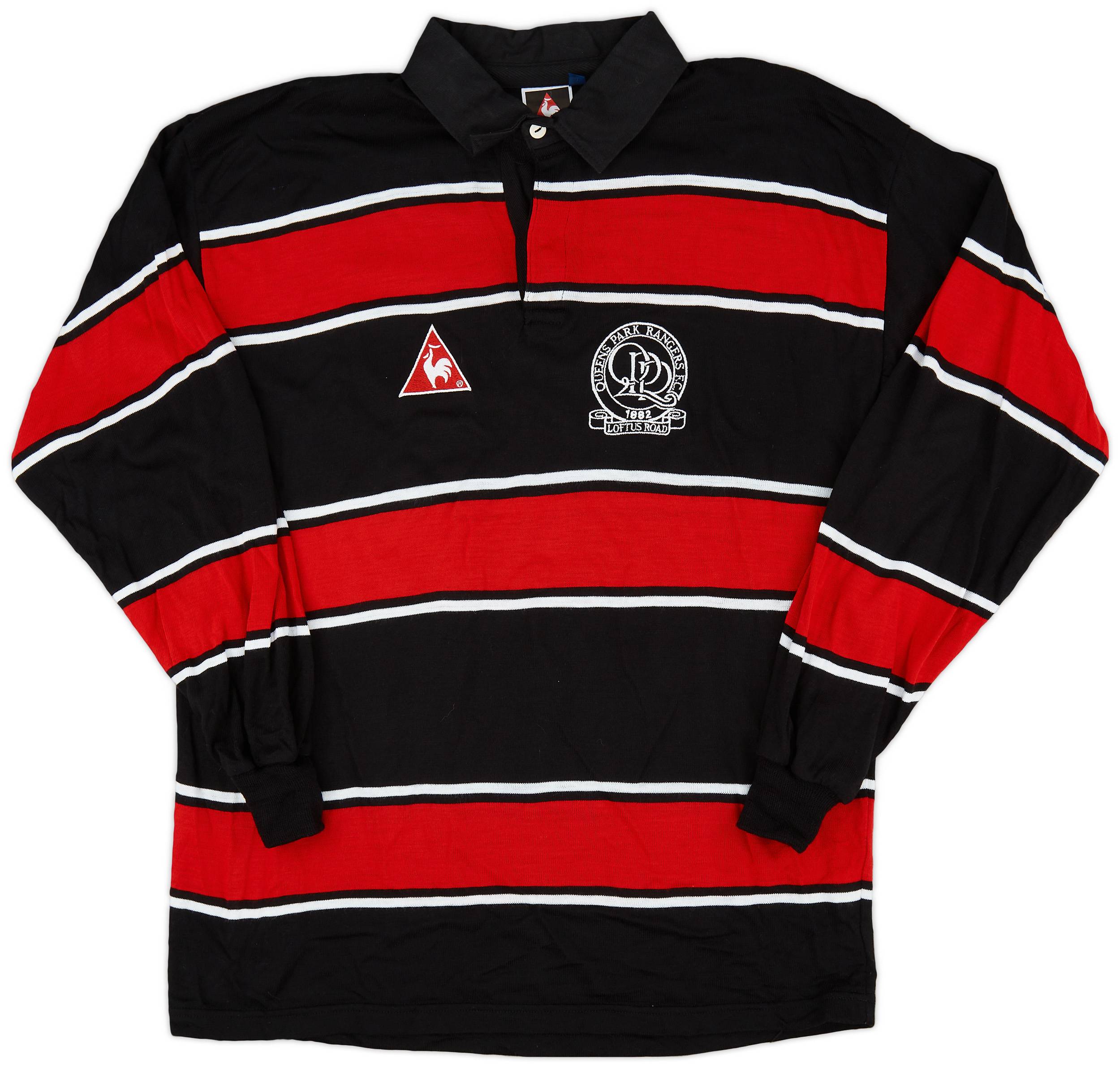 1998 00 QPR Le Coq Sportif Rugby L S Shirt 9 10 L