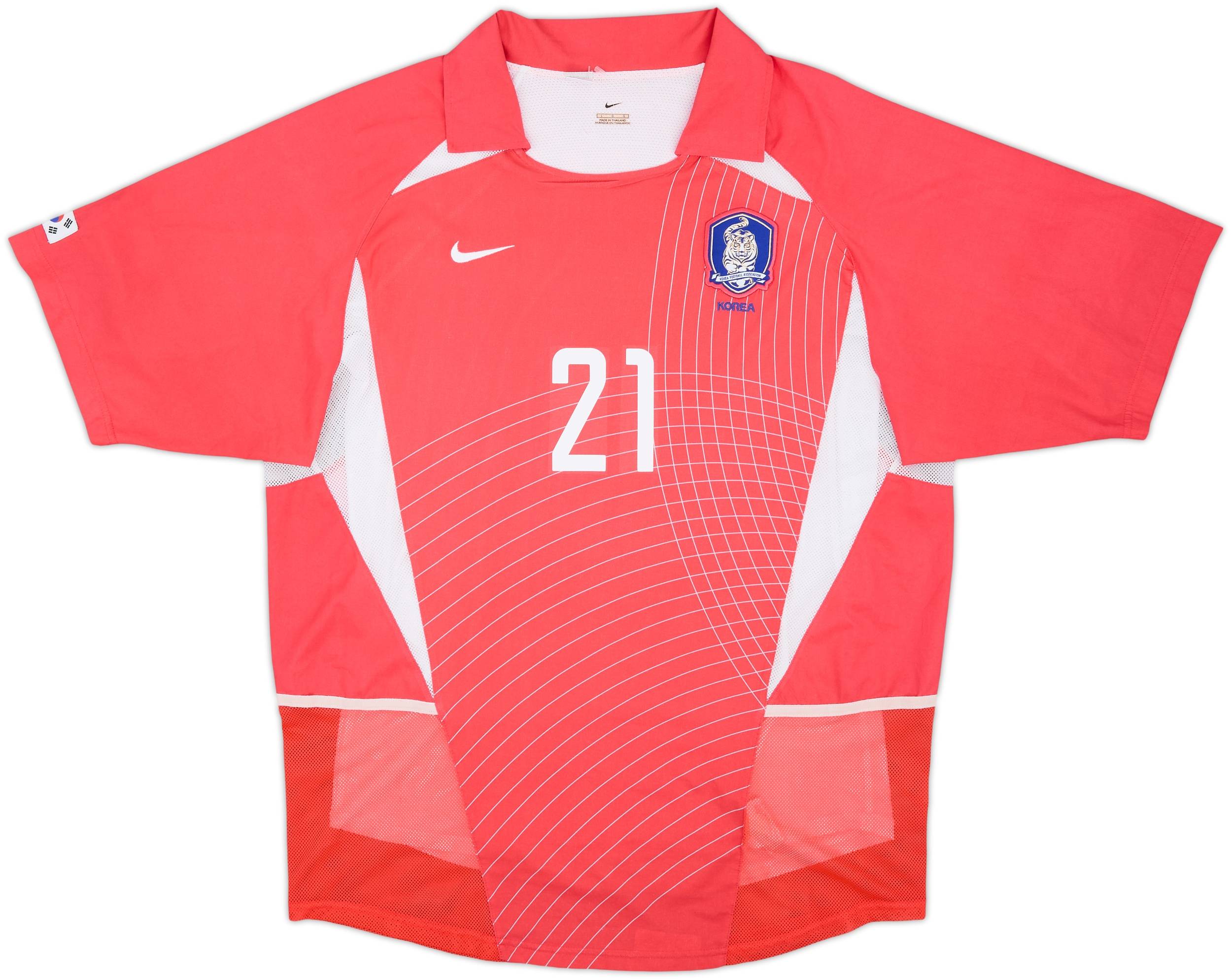2002-03 South Korea Player Issue Home Shirt J.S.Park #21
