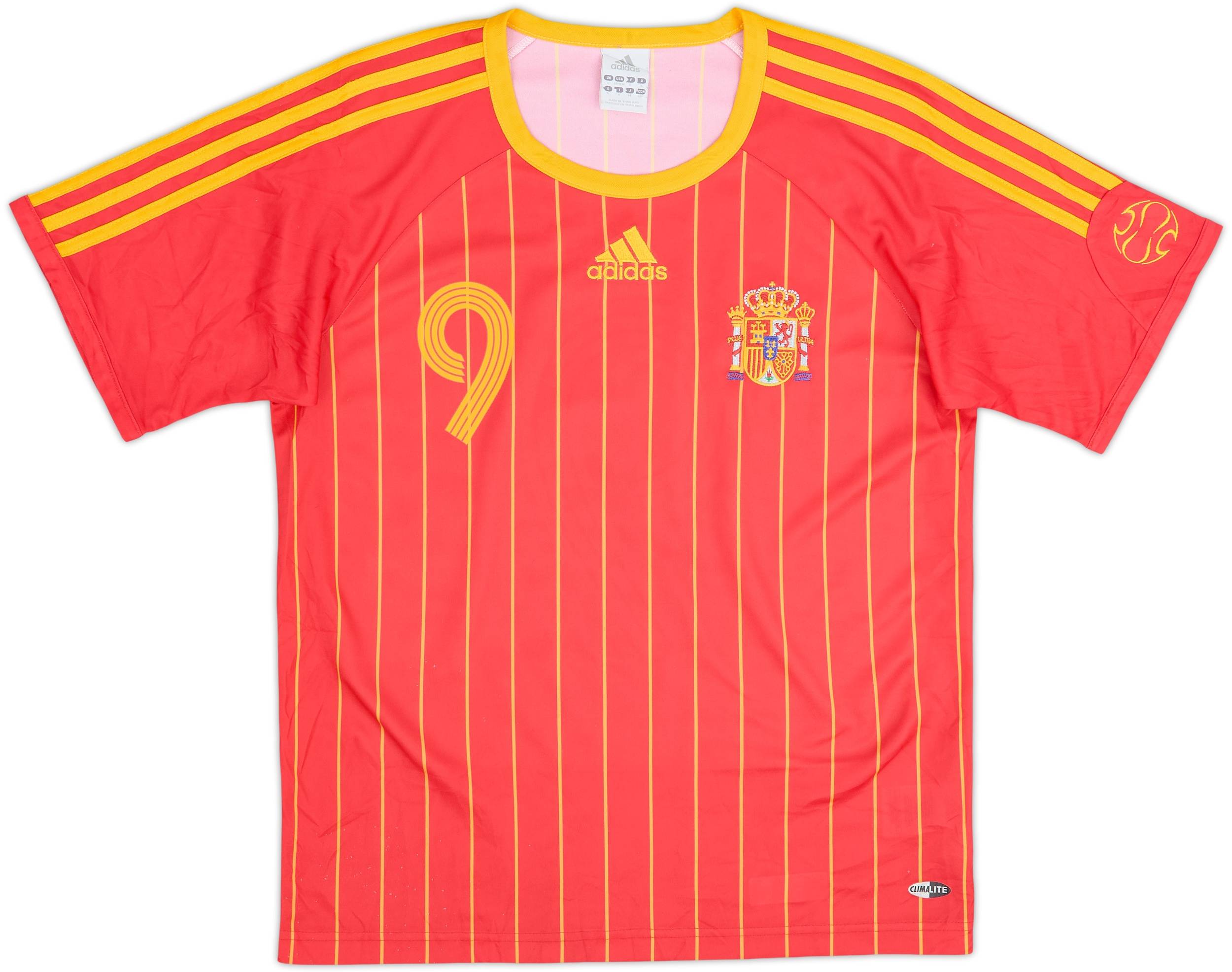 Maillot à domicile Fernando Torres #9 Espagne (Espagne) - Moyen