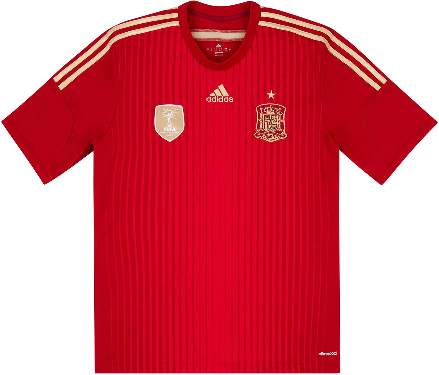 2013-15 Spain Home Shirt - 6/10