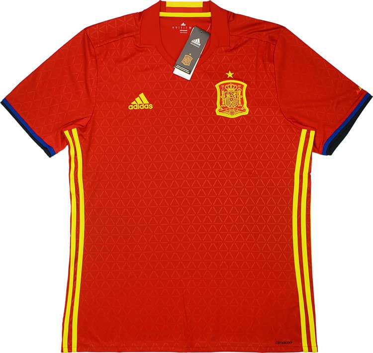 2016-17 Spain Home Shirt - NEW