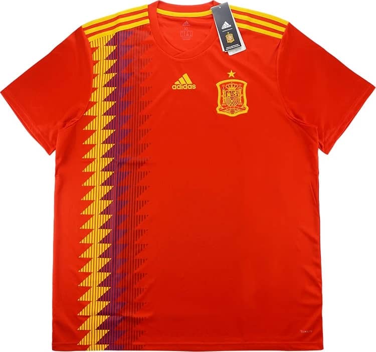 2018 19 Spain Home Shirt XXL